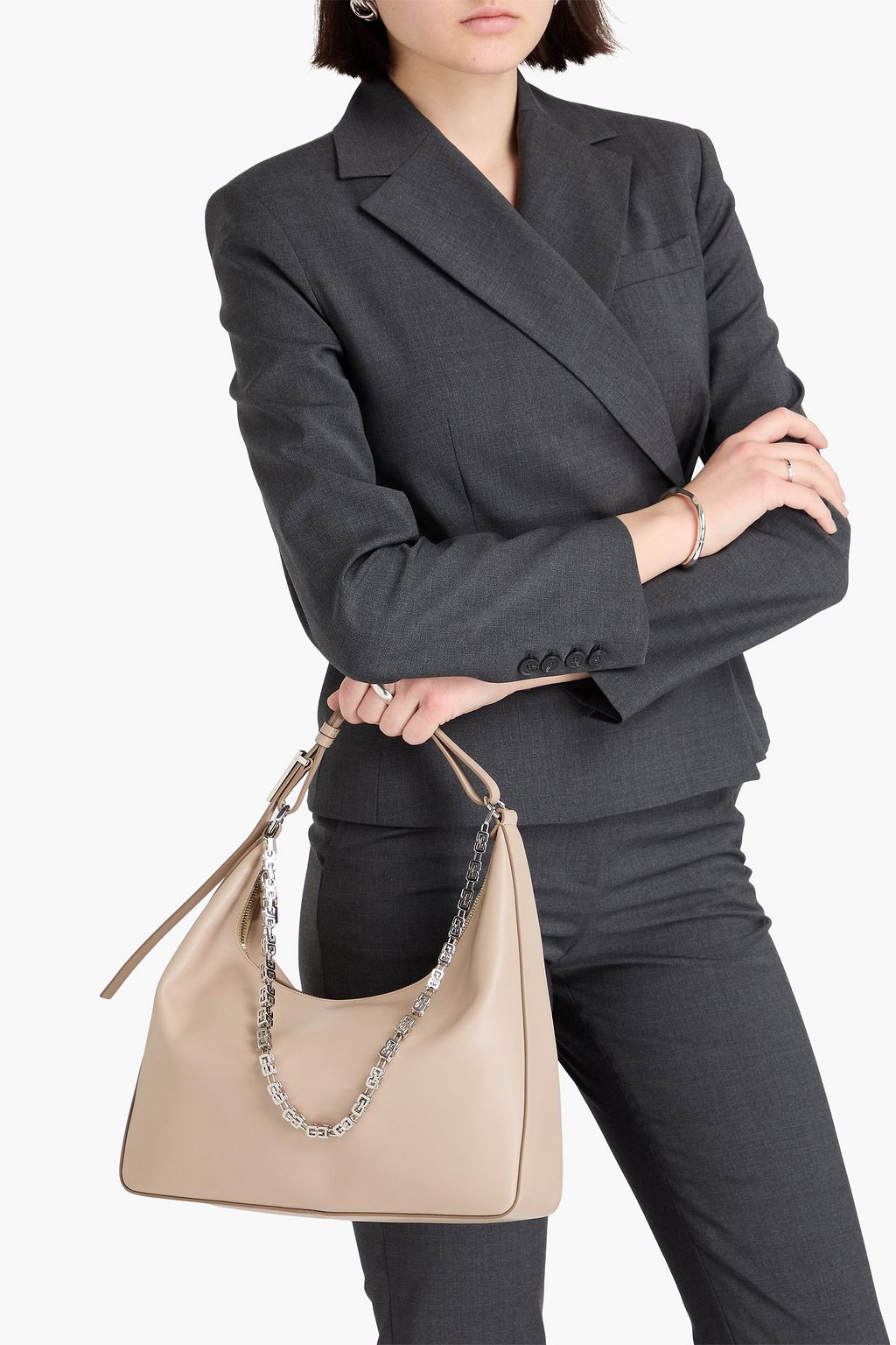 GIVENCHY Moon Cut Out leather shoulder bag