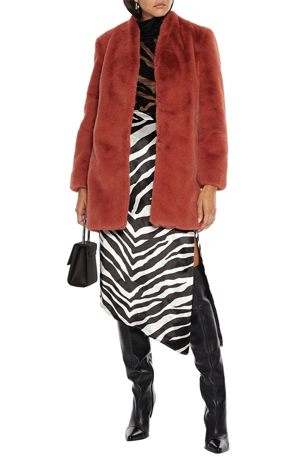 michelle mason leopard coat