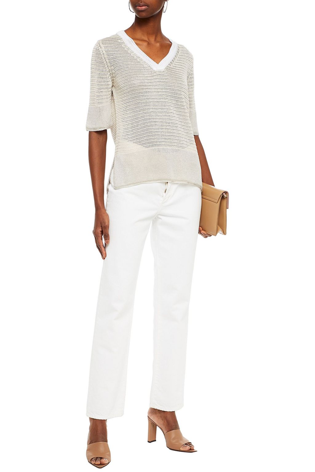 PIAZZA SEMPIONE Crochet-knit top