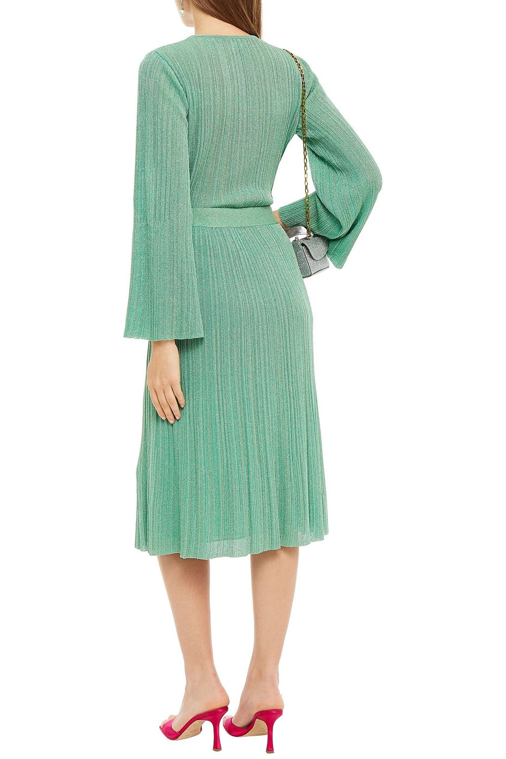 M MISSONI Metallic ribbed-knit sweater