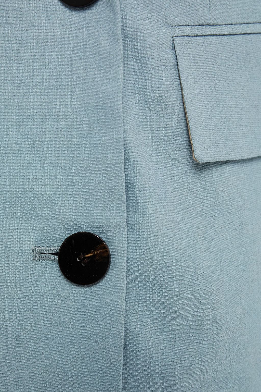 THEORY Piazza double-breasted linen-blend blazer