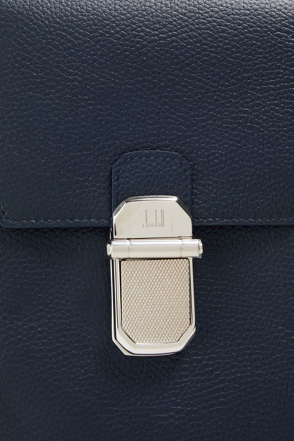 DUNHILL Pebbled-leather phone bag