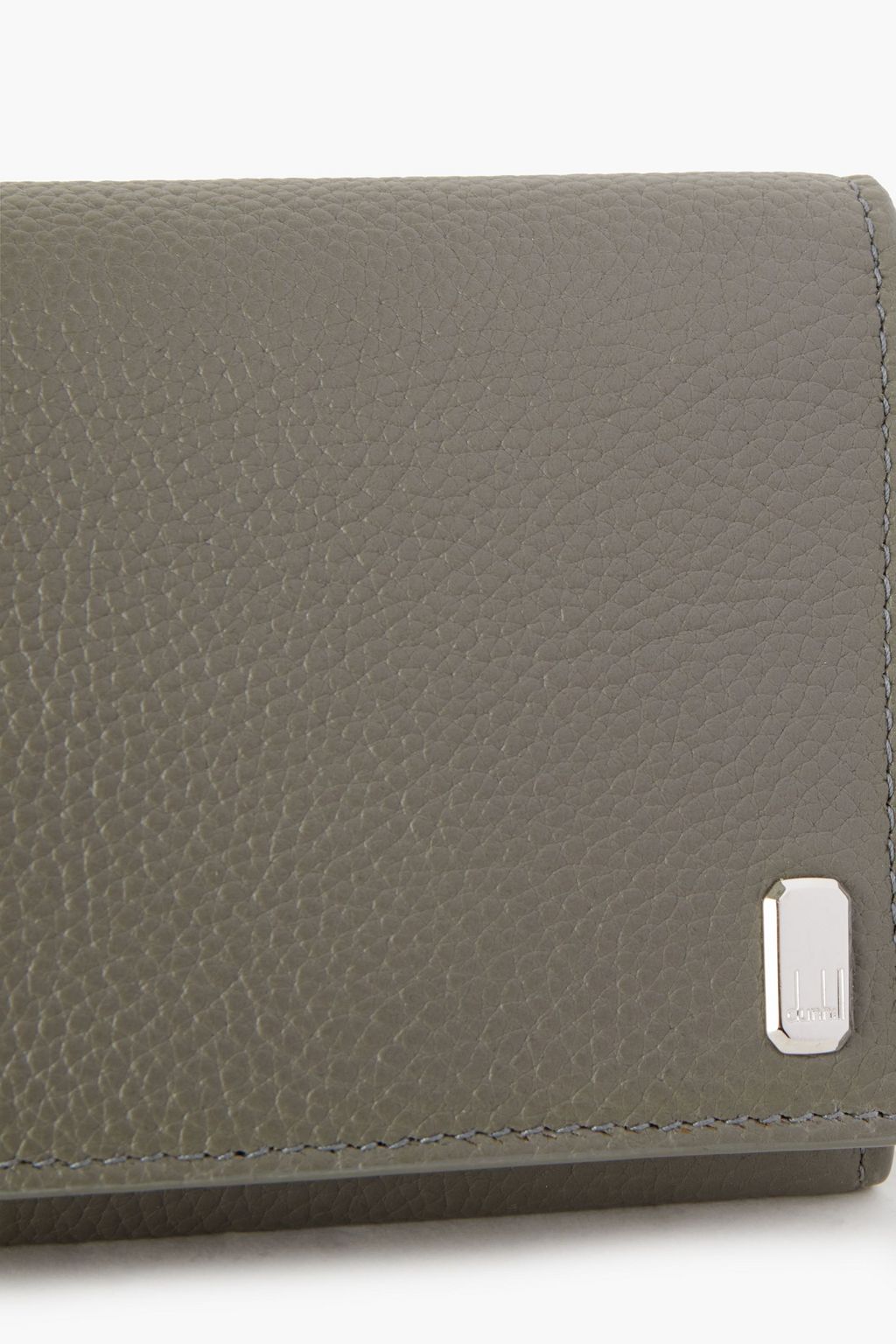 DUNHILL Pebbled-leather wallet