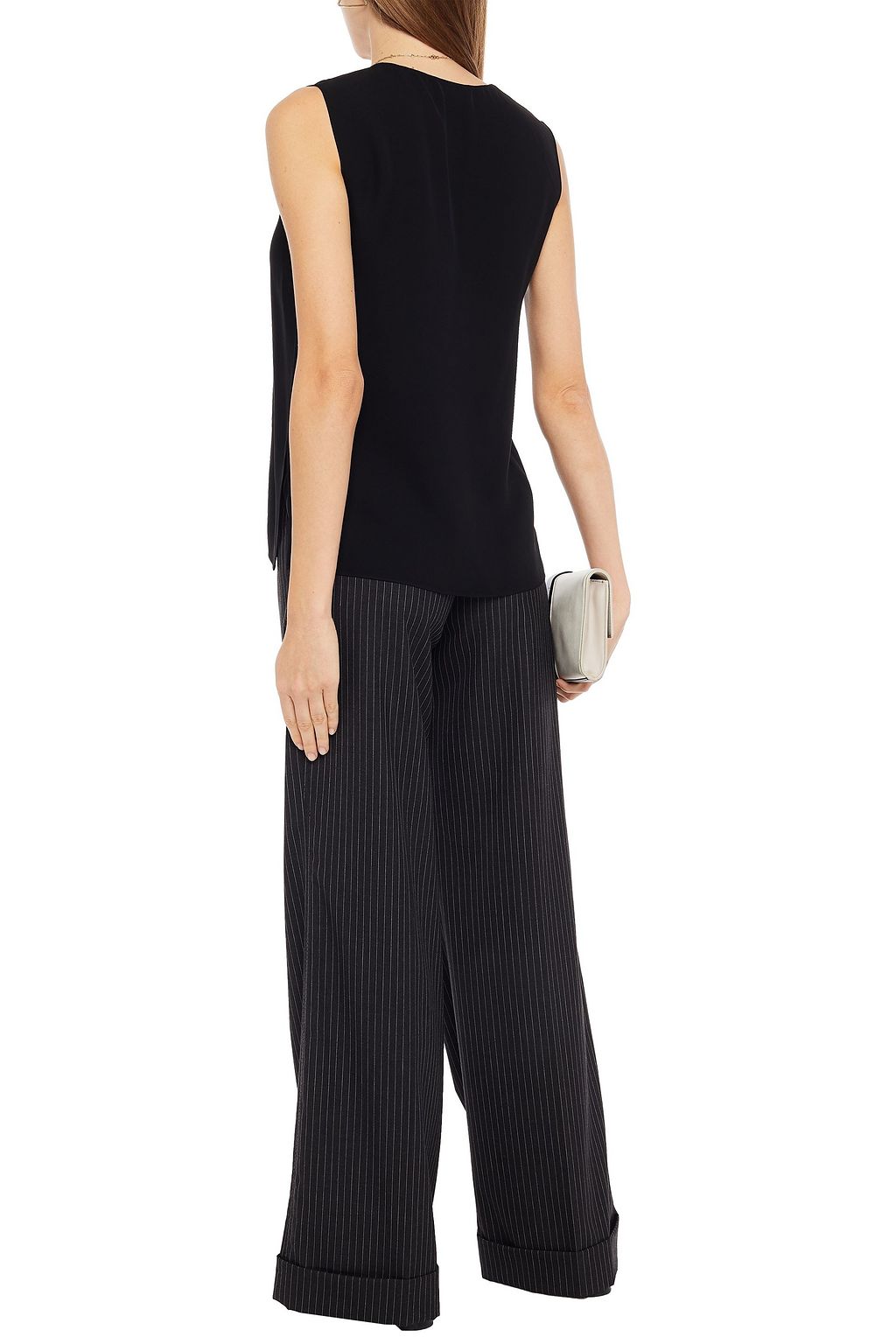 THEORY Silk crepe de chine top