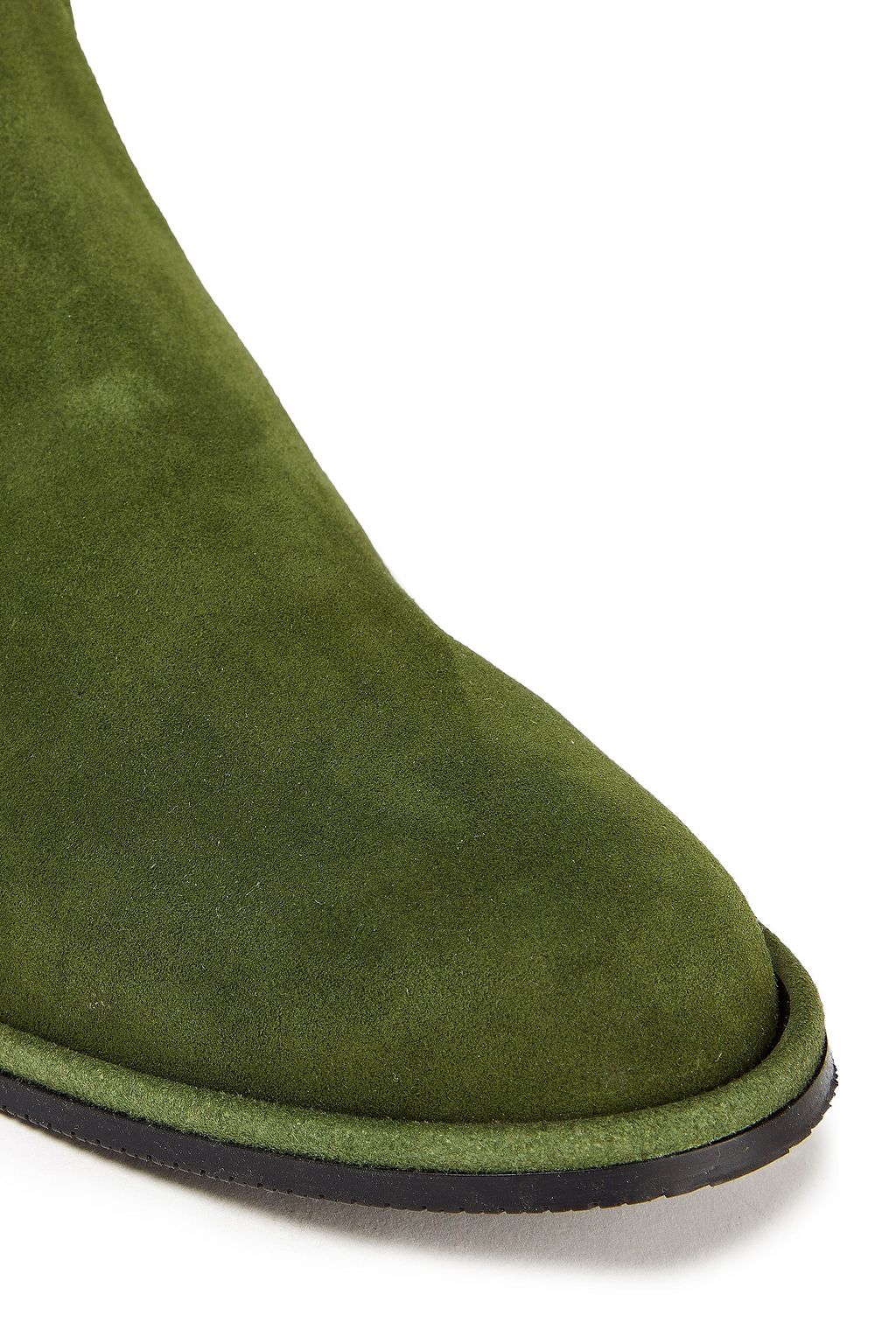 STUART WEITZMAN Stretch-suede thigh boots