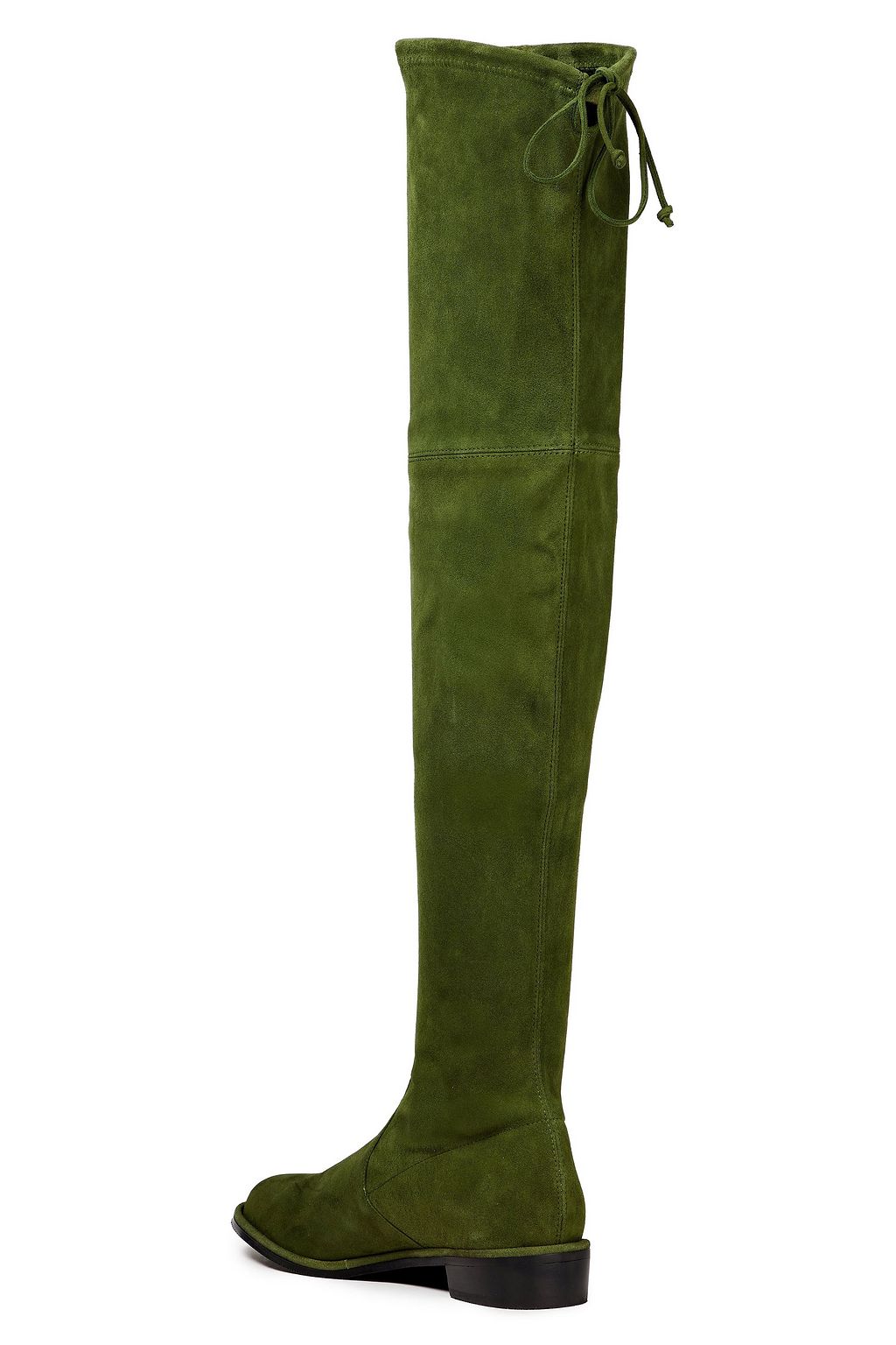 STUART WEITZMAN Stretch-suede thigh boots