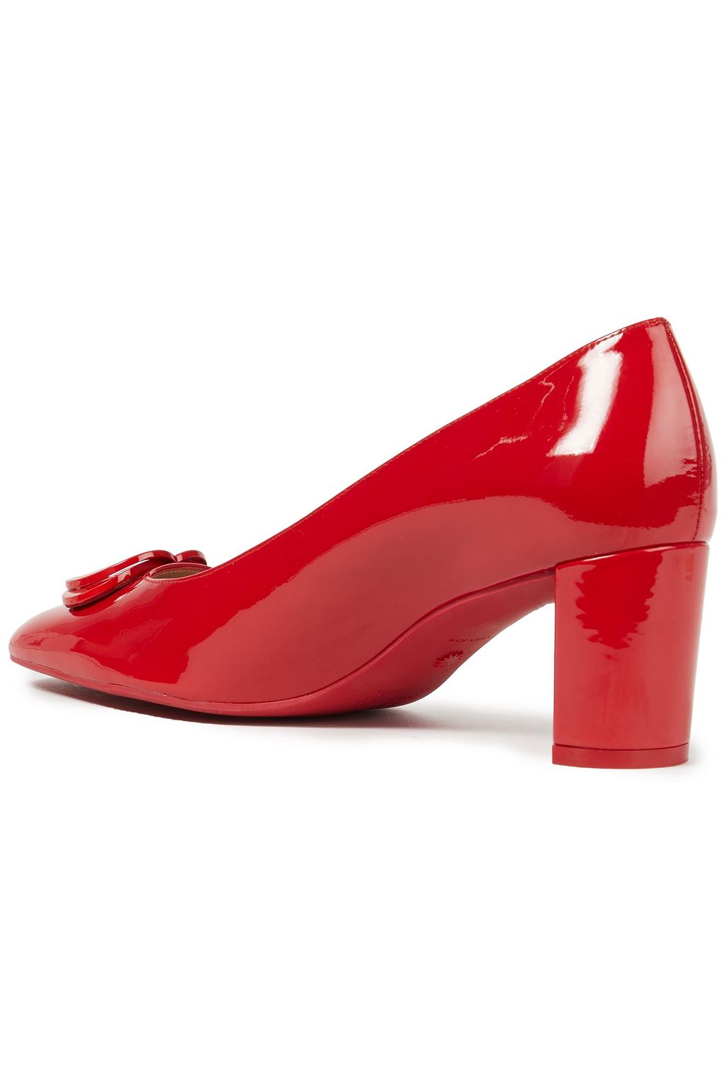 STUART WEITZMAN Anicia 60 embellished patent-leather pumps