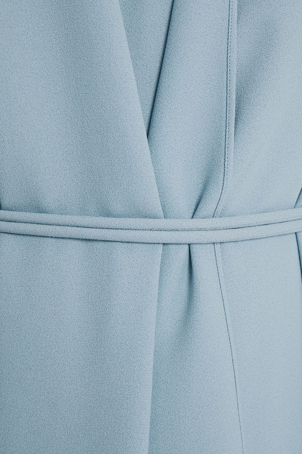 THEORY Rosina wrap-effect crepe midi dress