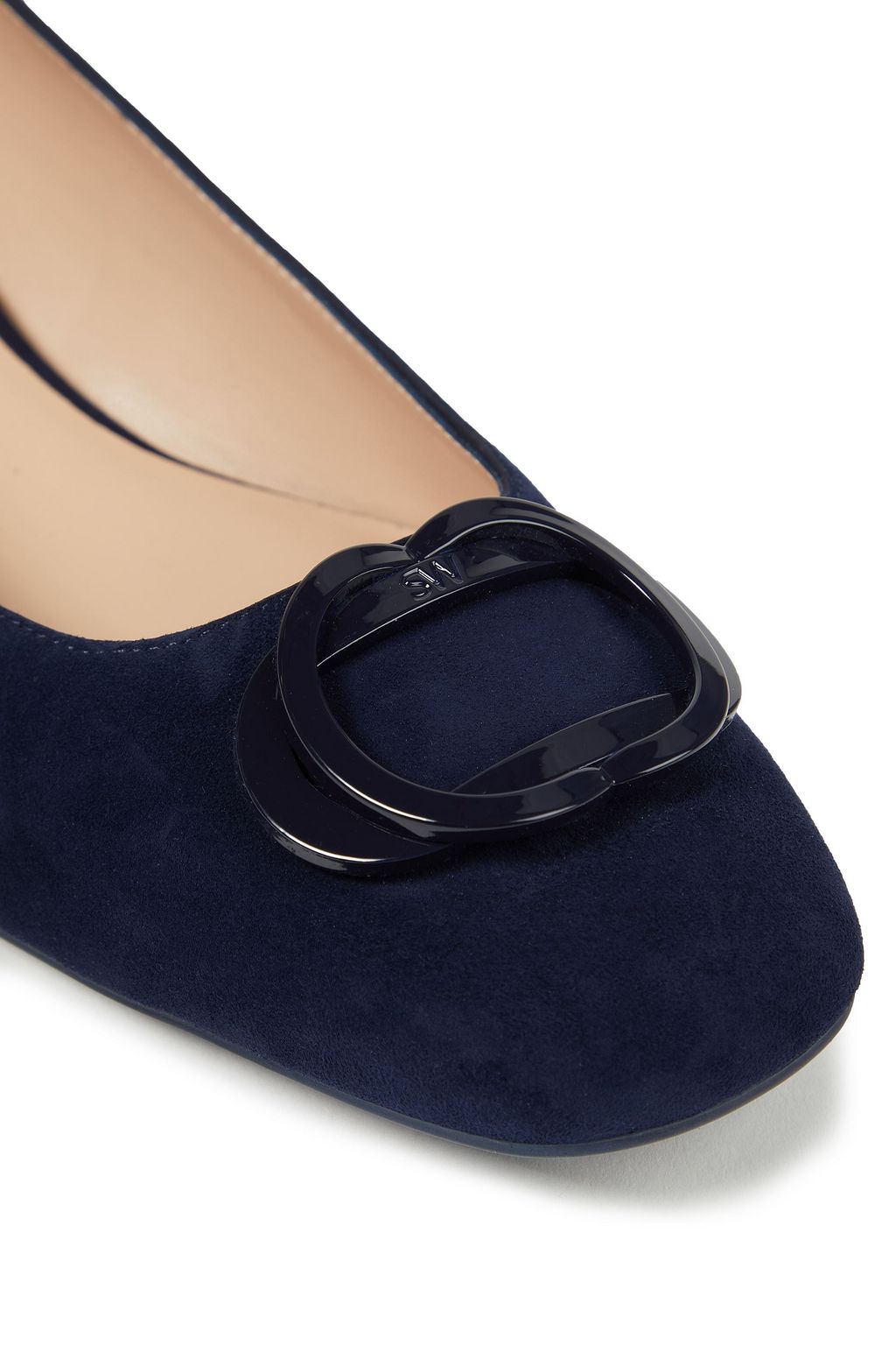 STUART WEITZMAN Anicia 25 embellished suede ballet flats