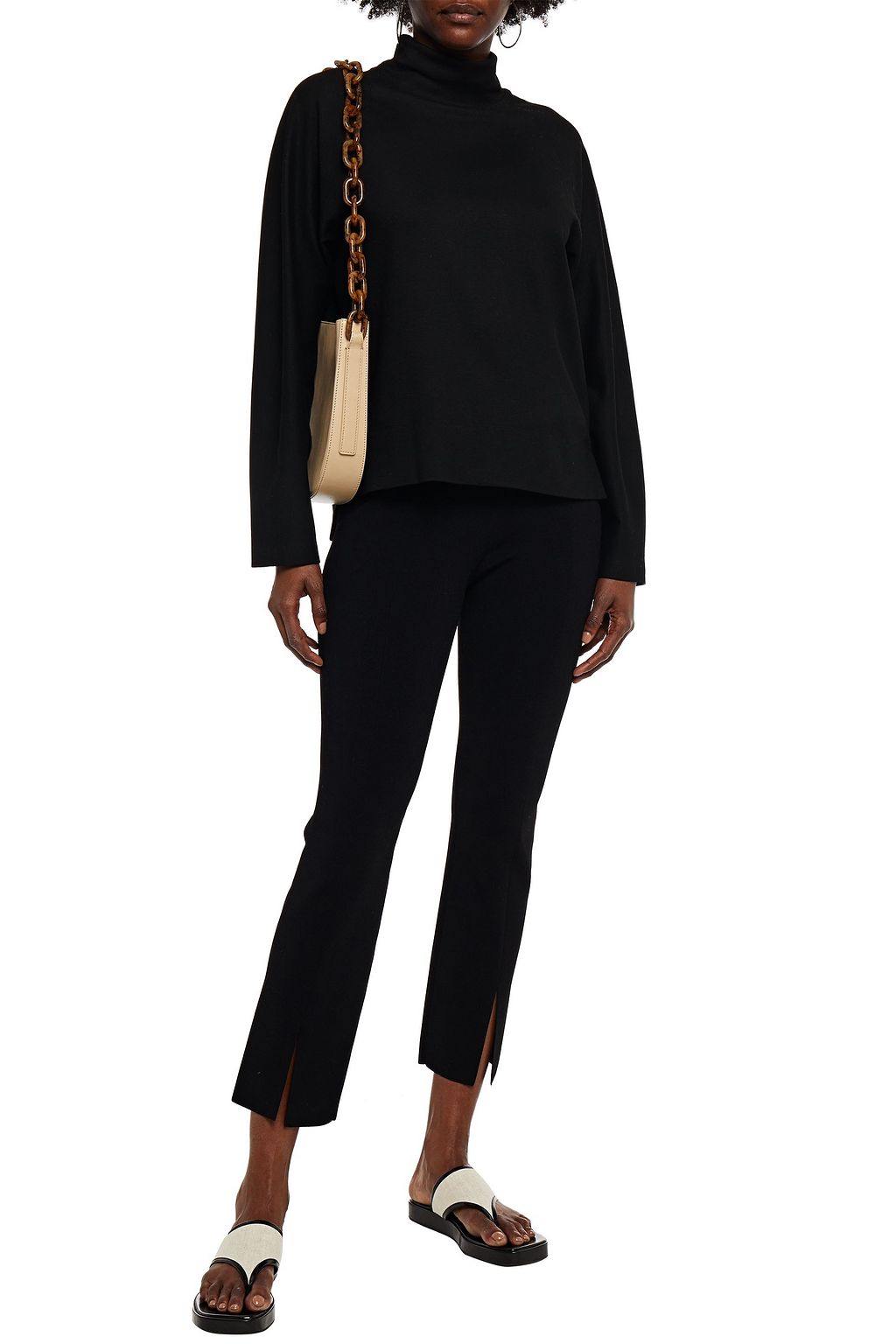 ROSETTA GETTY Ponte turtleneck top