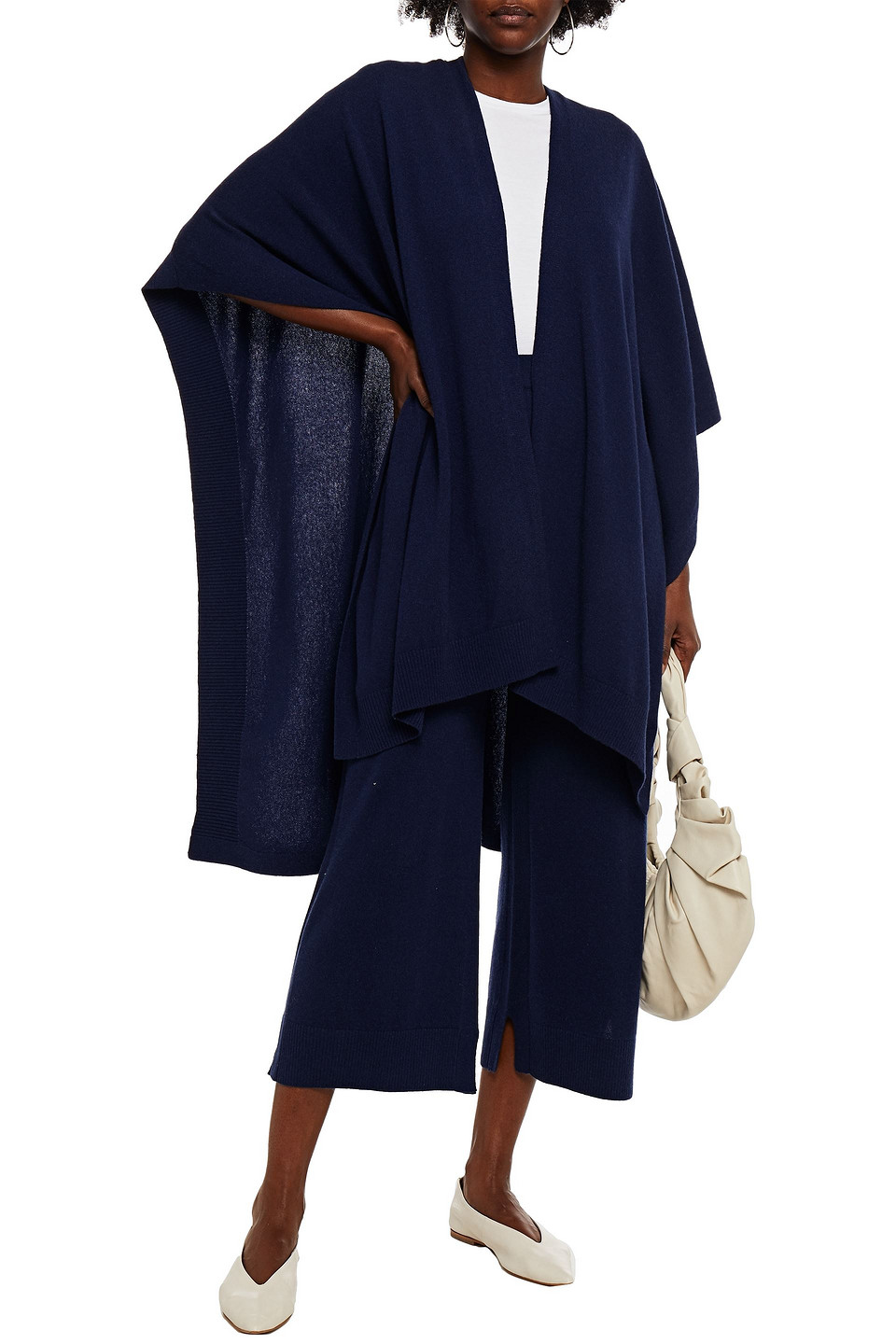 Rosetta Getty Cashmere Cape In Blue