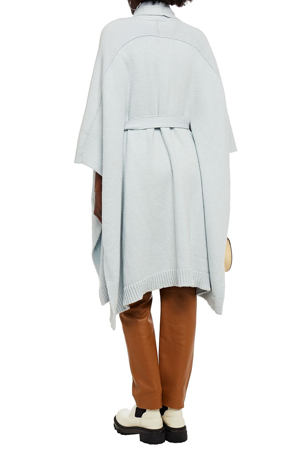 ROSETTA GETTY Belted cotton-blend cape