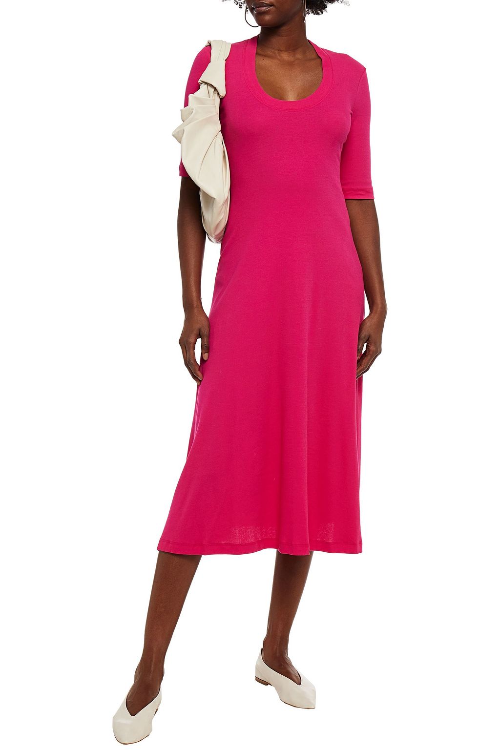 ROSETTA GETTY Cotton-jersey midi dress