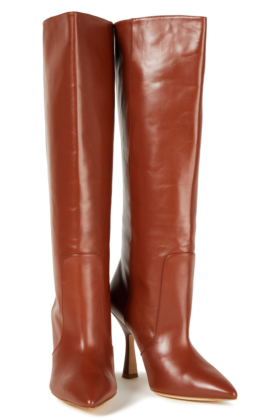  Stuart Weitzman - Parton Kniehohe Stiefel Aus Leder - Braun - Us 9.5 