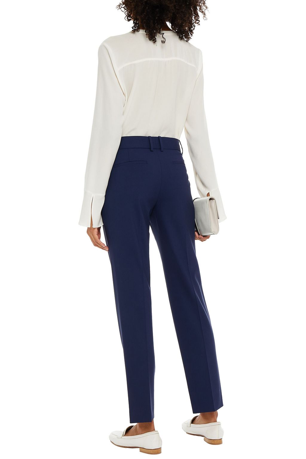 THEORY Stretch-wool straight-leg pants