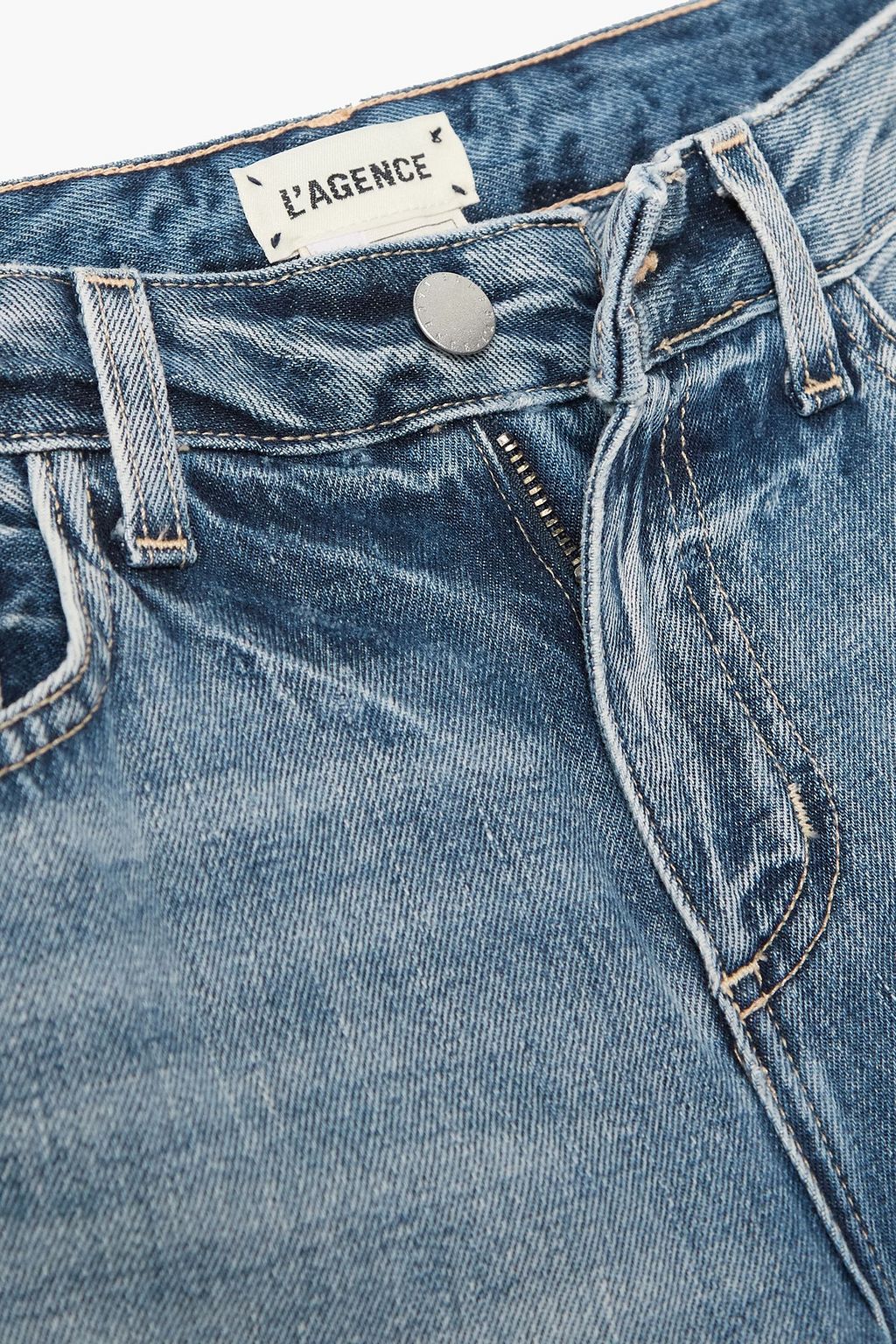 L'AGENCE Milana Stovepipe cropped high-rise slim-leg jeans
