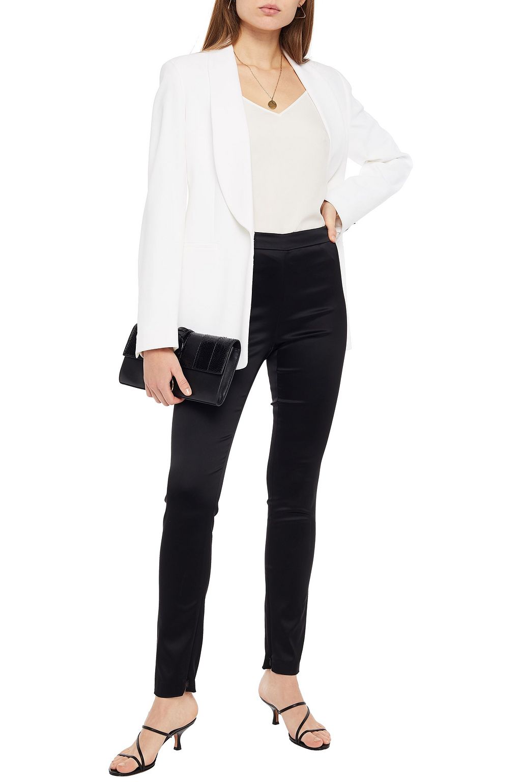 THEORY Satin skinny pants