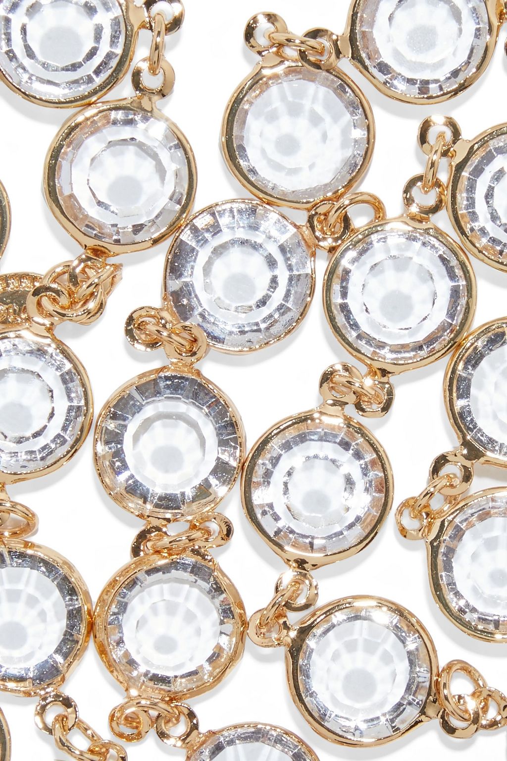 KENNETH JAY LANE Gold-tone crystal necklace