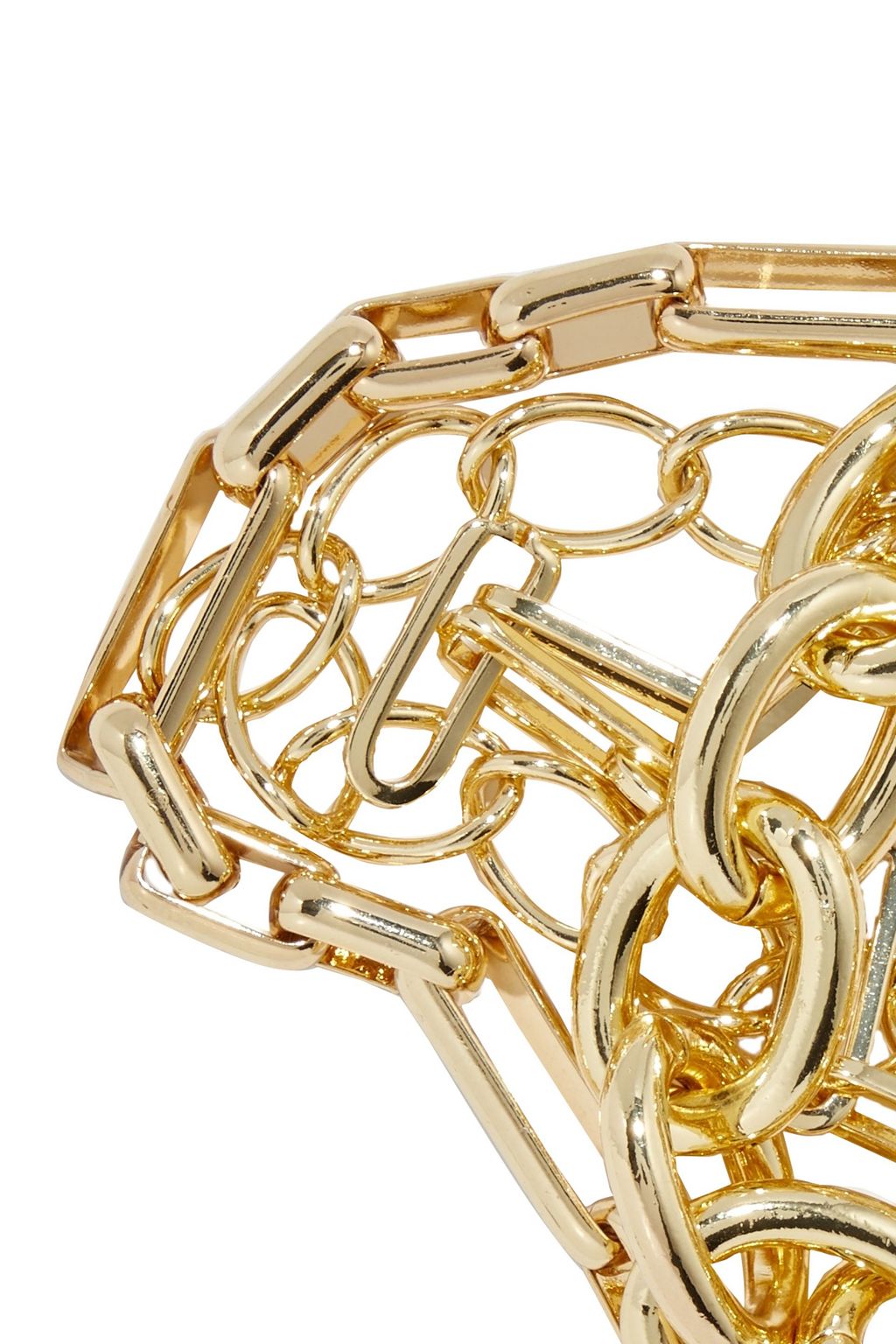 KENNETH JAY LANE 18-karat gold-plated necklace