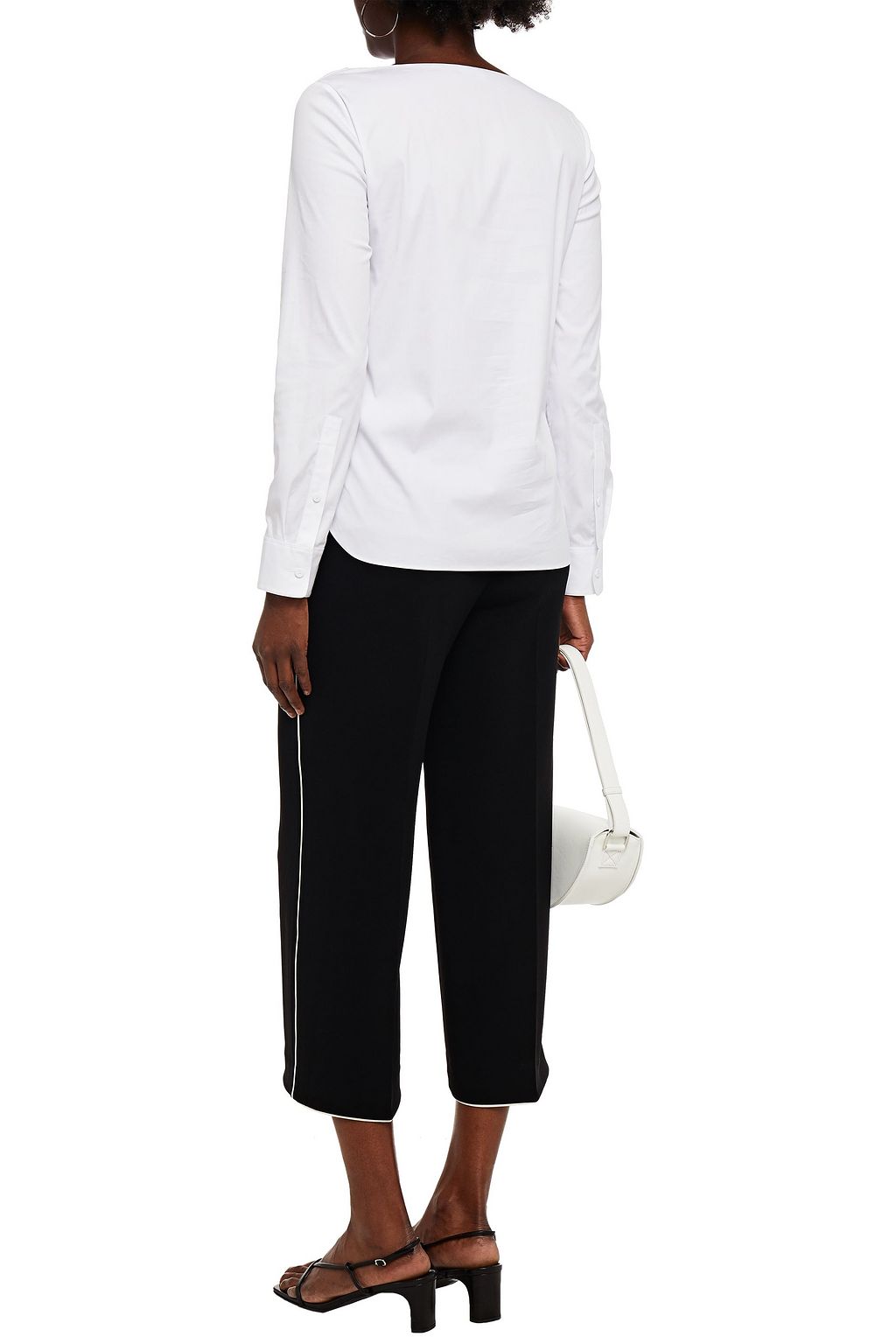 THEORY Crepe wide-leg pants