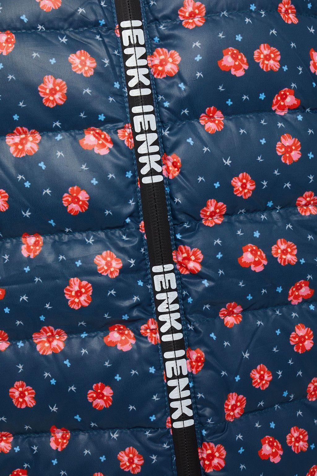 IENKI IENKI Floral-print quilted shell down jacket