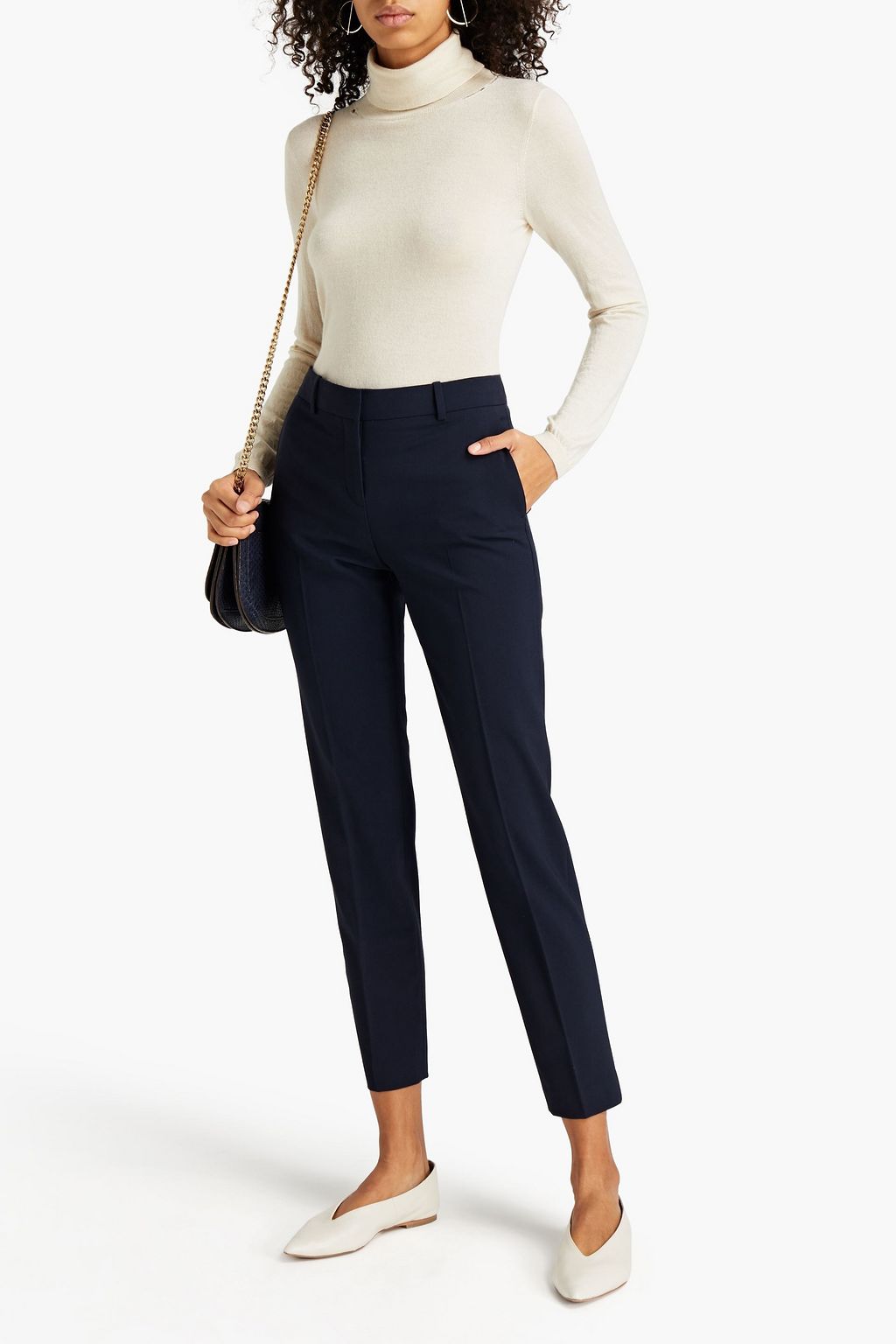 THEORY Testra stretch-wool straight-leg pants