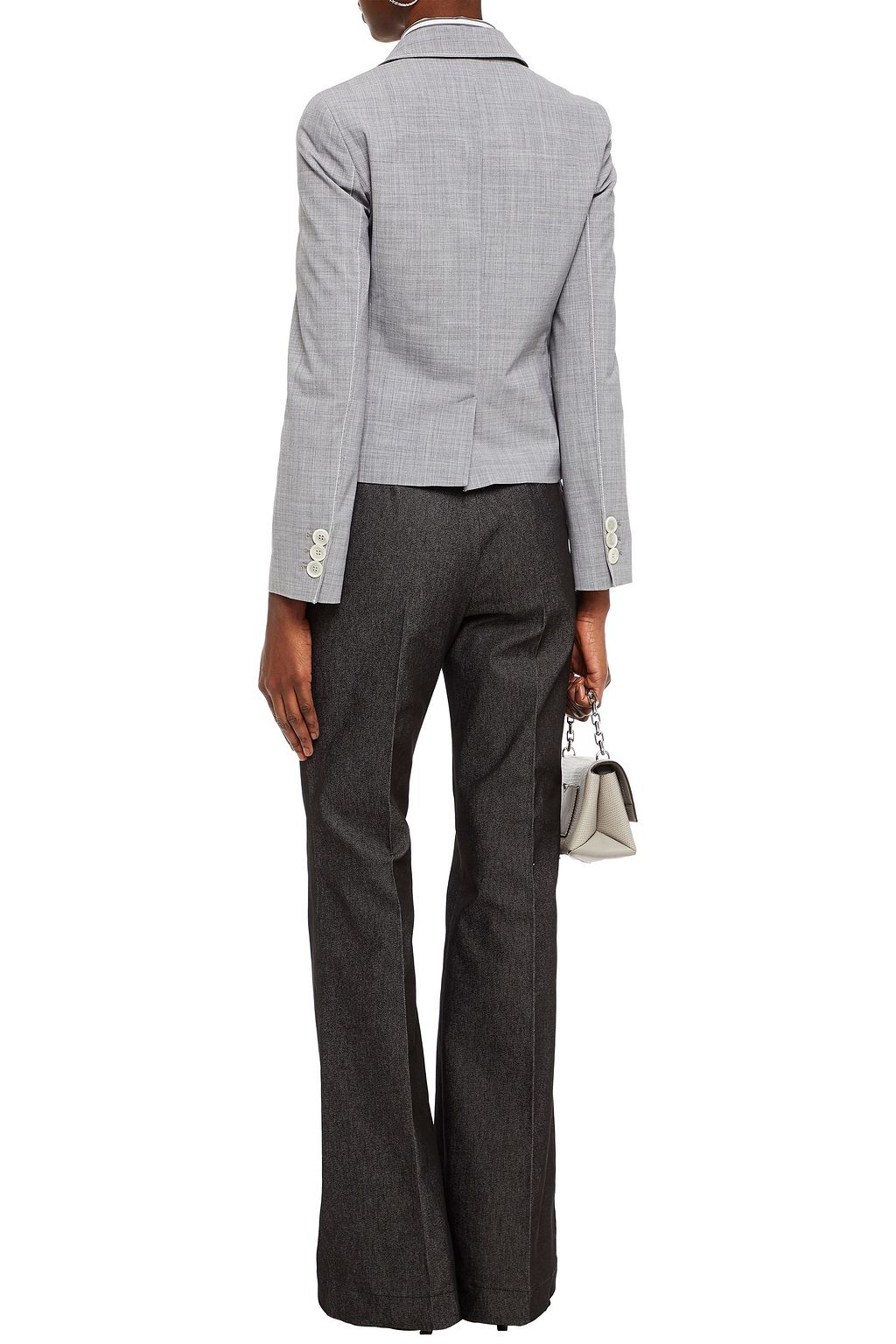 PIAZZA SEMPIONE Mid-rise flared jeans
