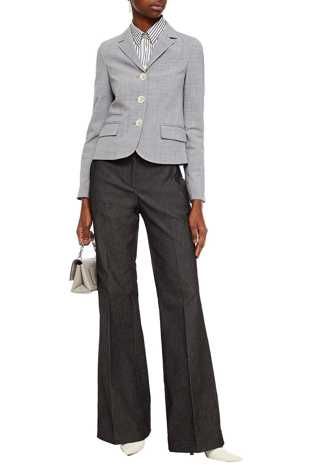 PIAZZA SEMPIONE Mid-rise flared jeans