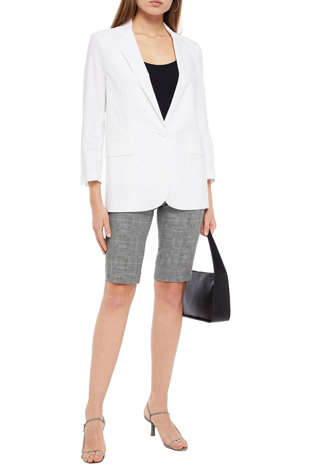 THEORY Linen-blend blazer
