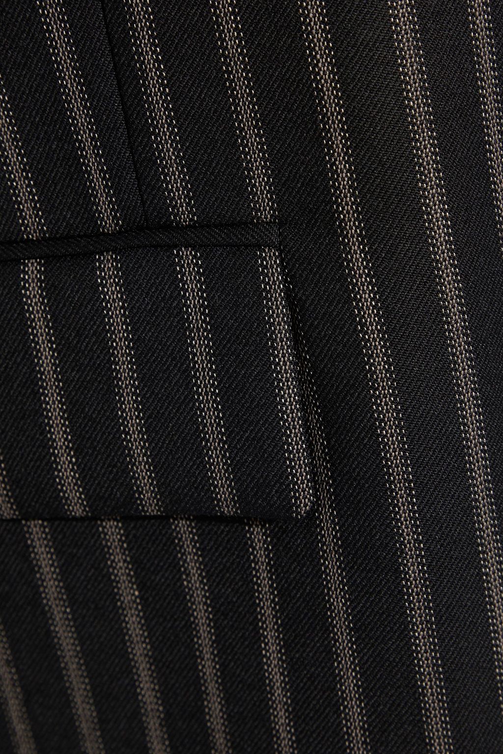 Oversized striped wool-twill blazer Oversized striped wool-twill blazer