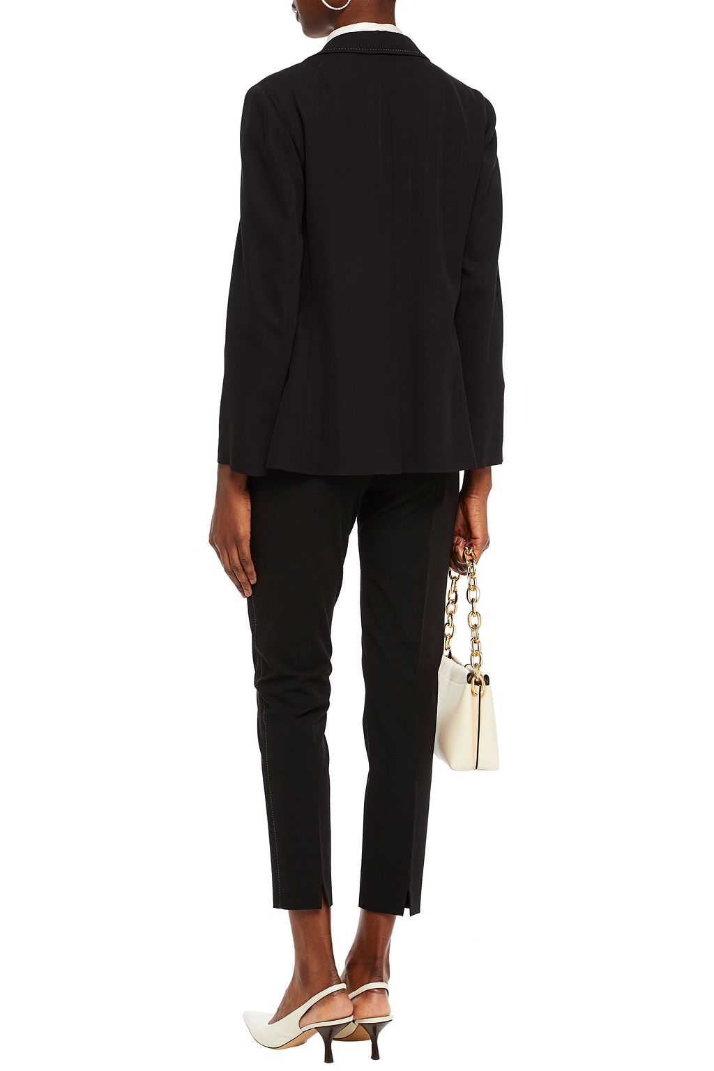 PIAZZA SEMPIONE Satin-crepe blazer