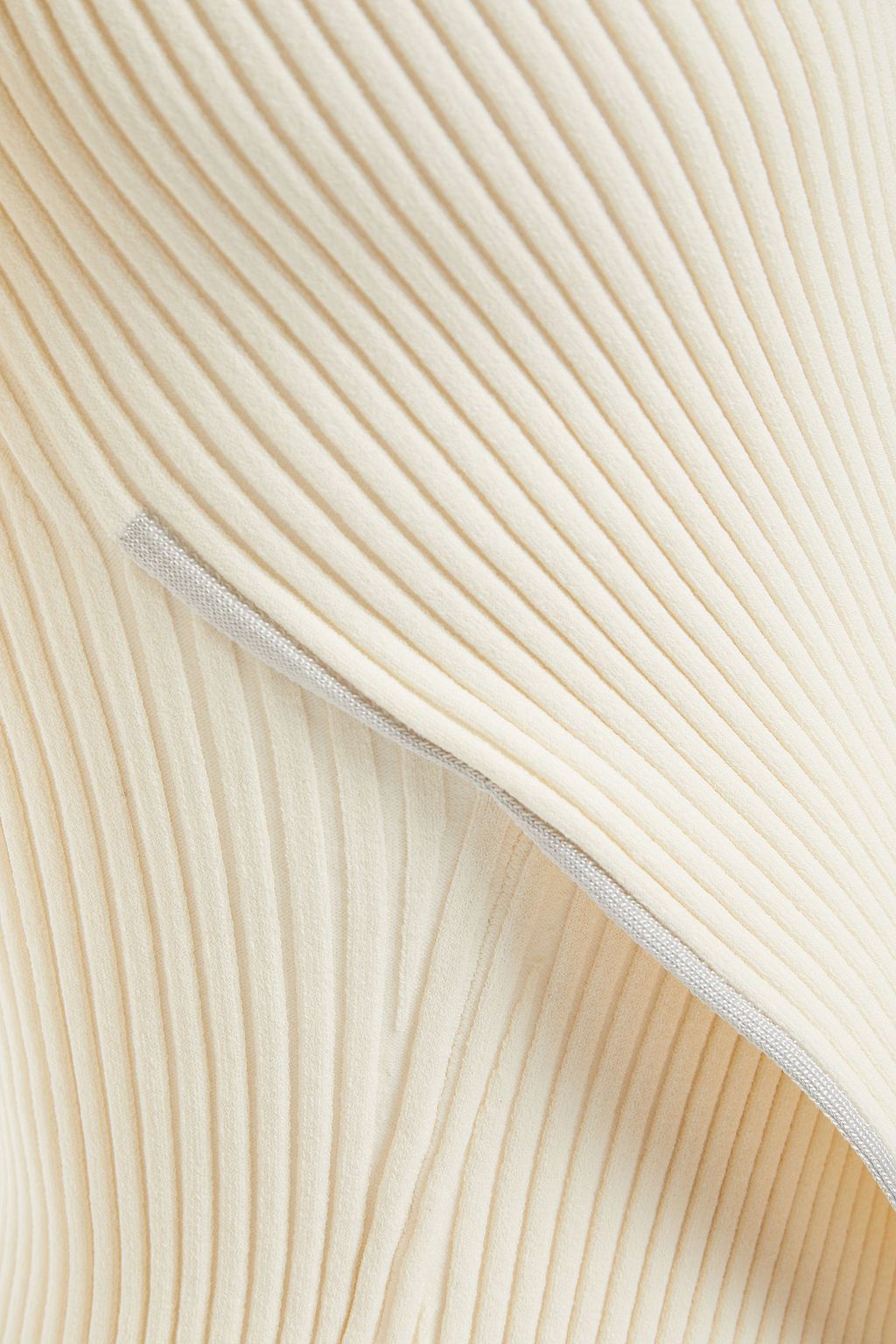 THEORY Wrap-effect ribbed-knit top