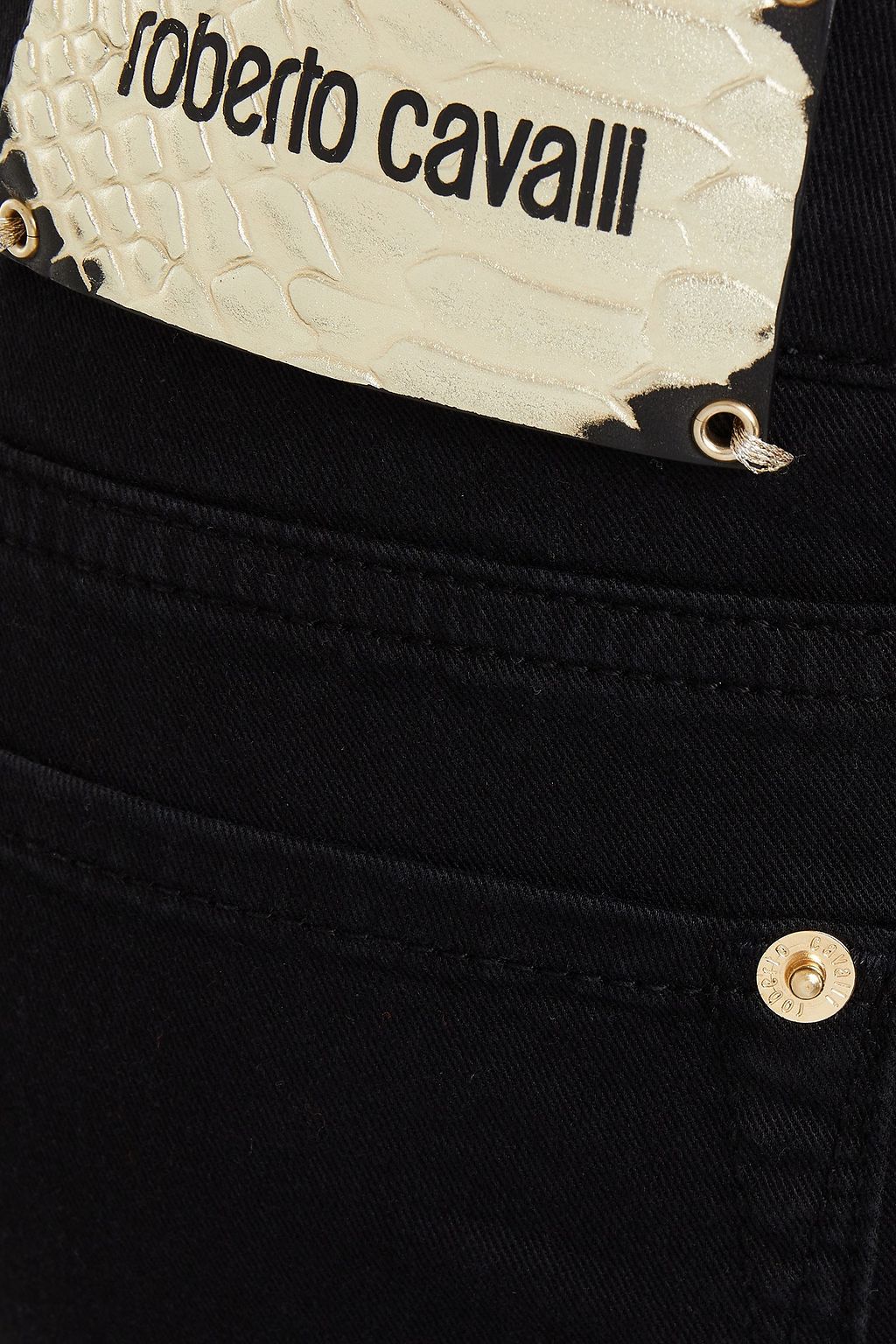 ROBERTO CAVALLI Mid-rise slim-leg jeans