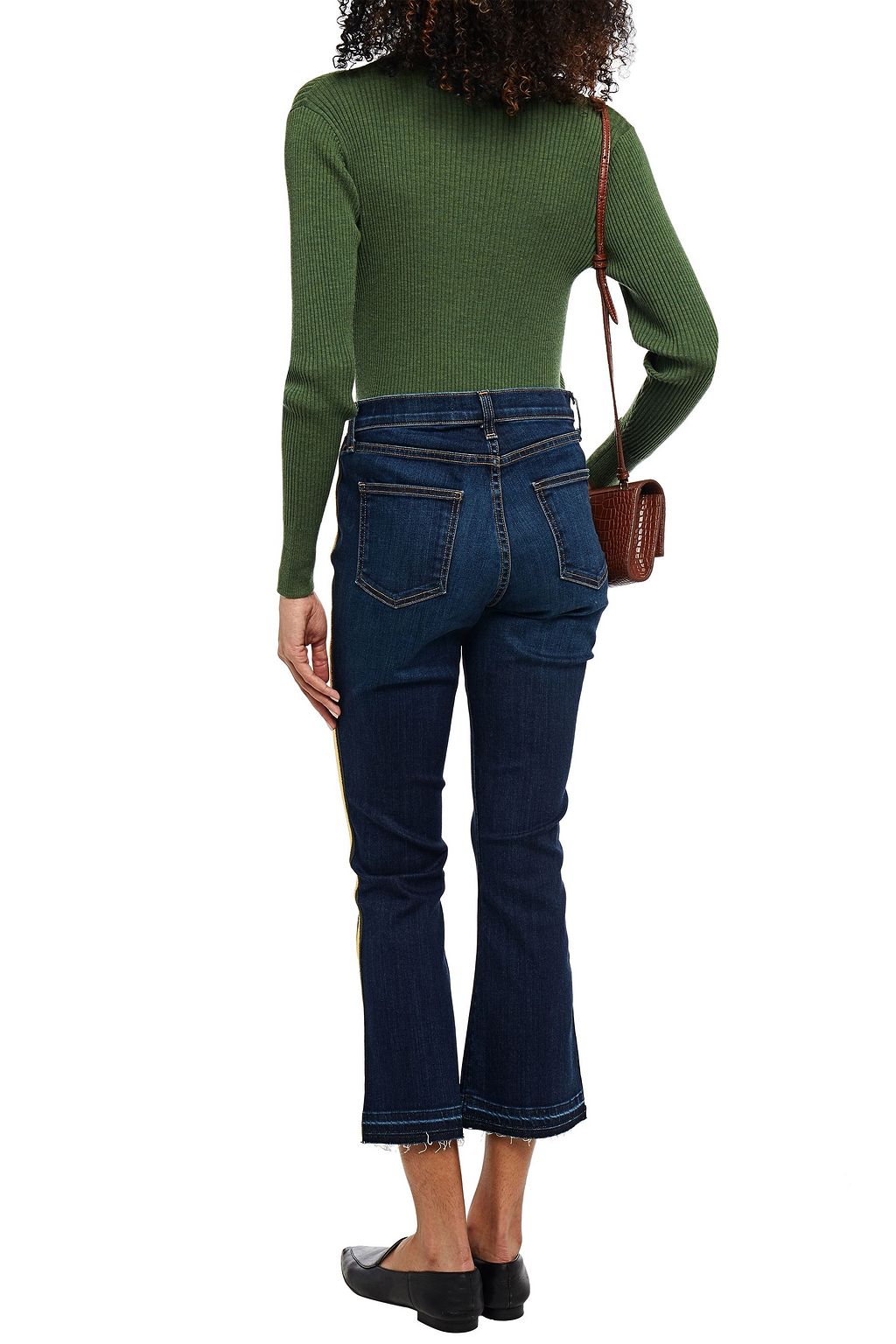VERONICA BEARD High-rise kick-flare jeans