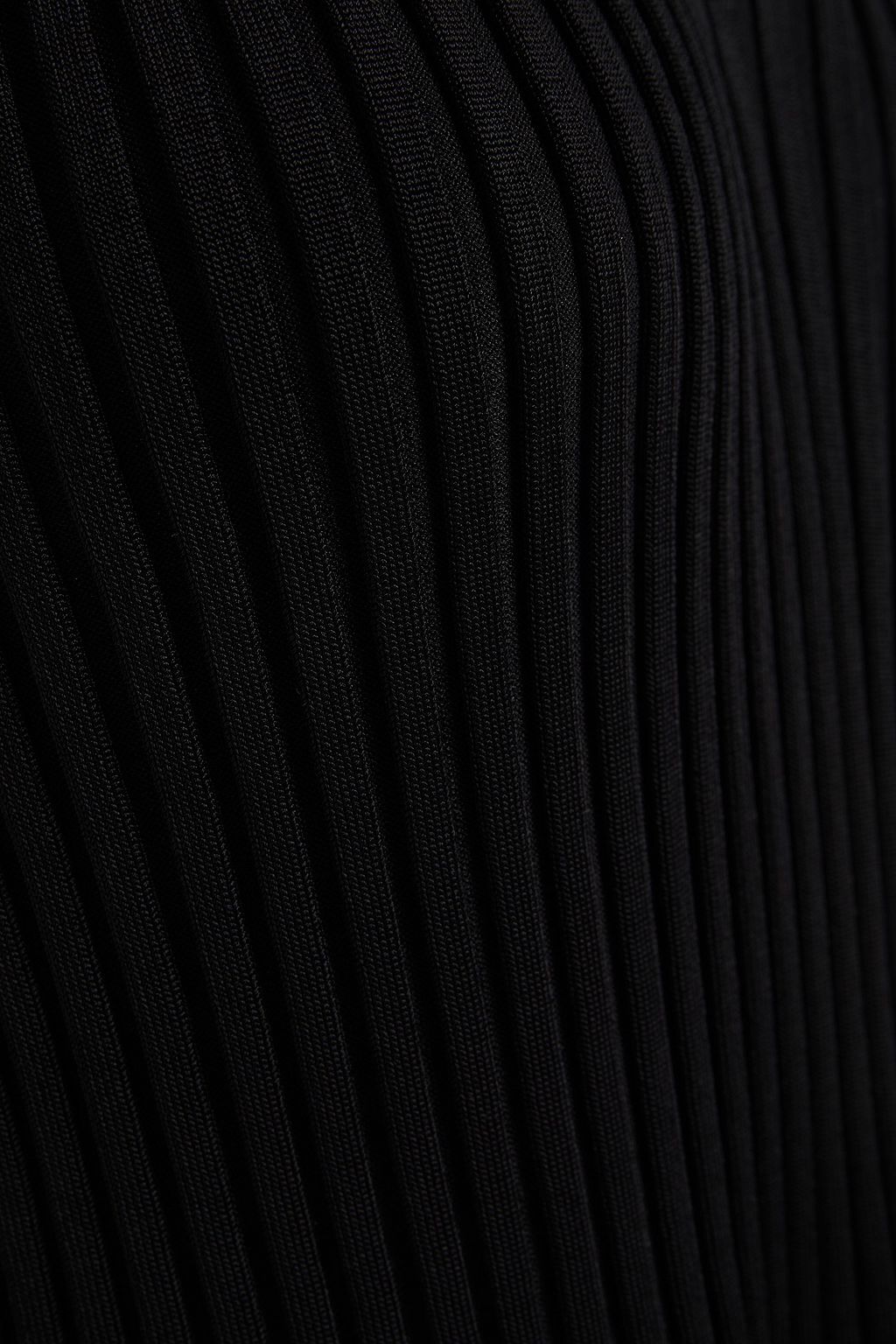 THEORY Flared ribbed-knit top