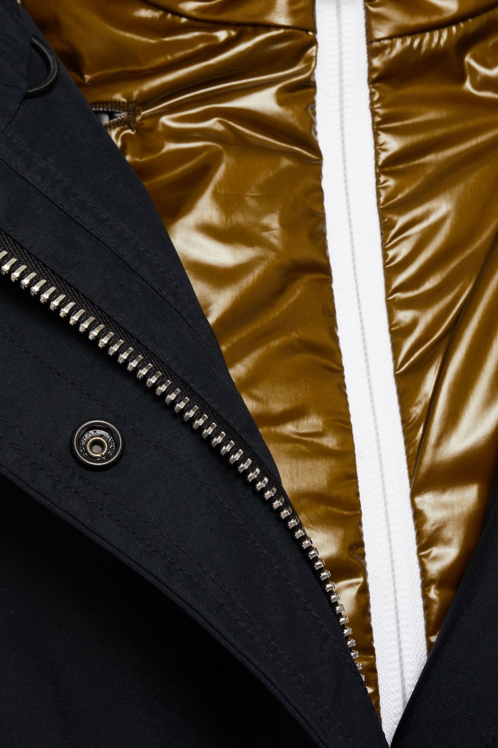 IENKI IENKI Faux shearling-paneled shell hooded down parka
