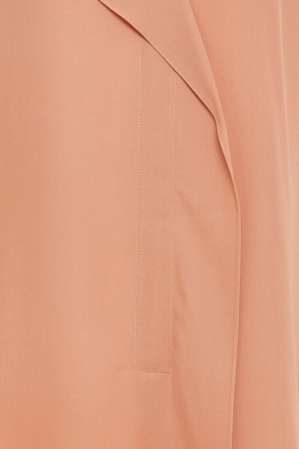 THEORY Draped silk crepe de chine top