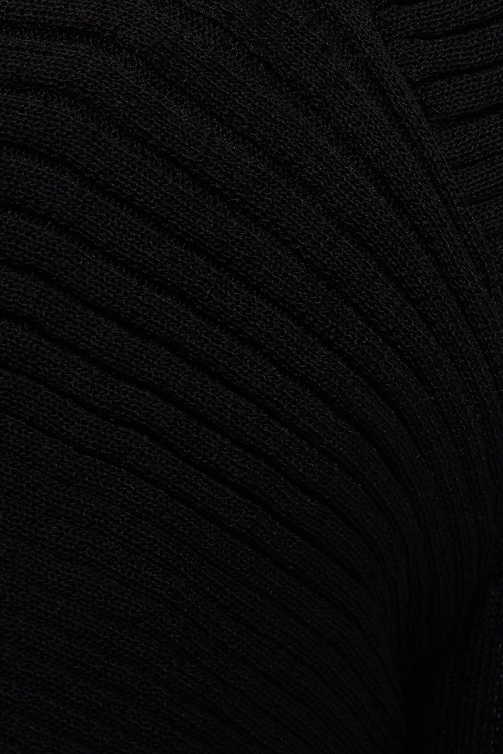 GIA STUDIOS Off-the-shoulder ribbed-knit top