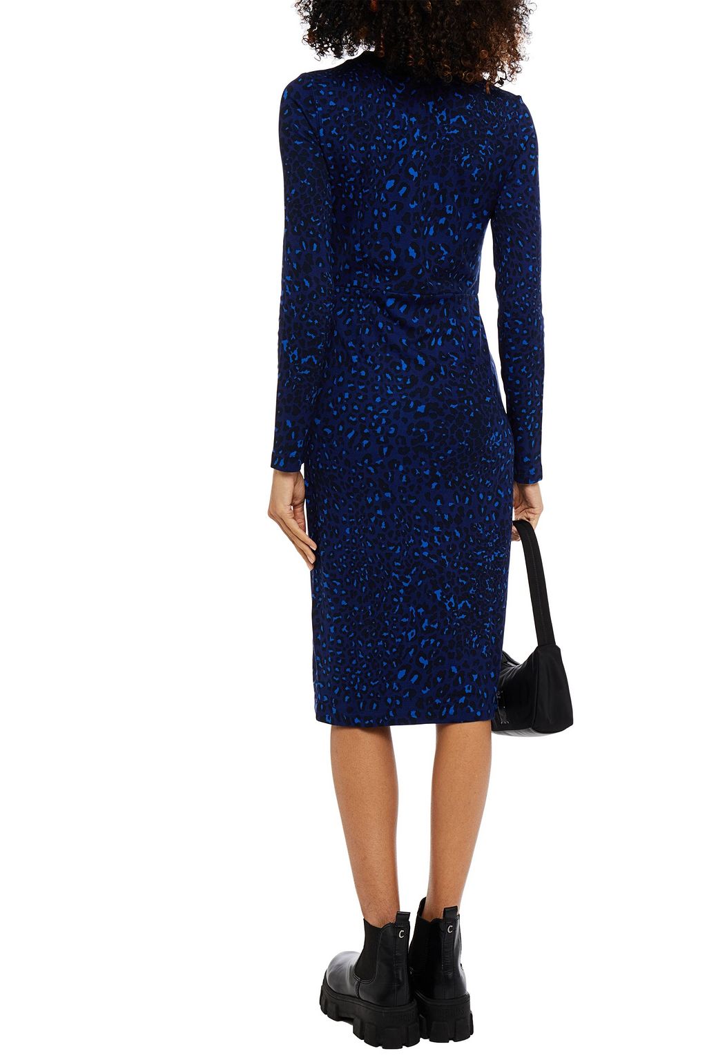 BAUM UND PFERDGARTEN Jaida leopard-print jersey midi dress