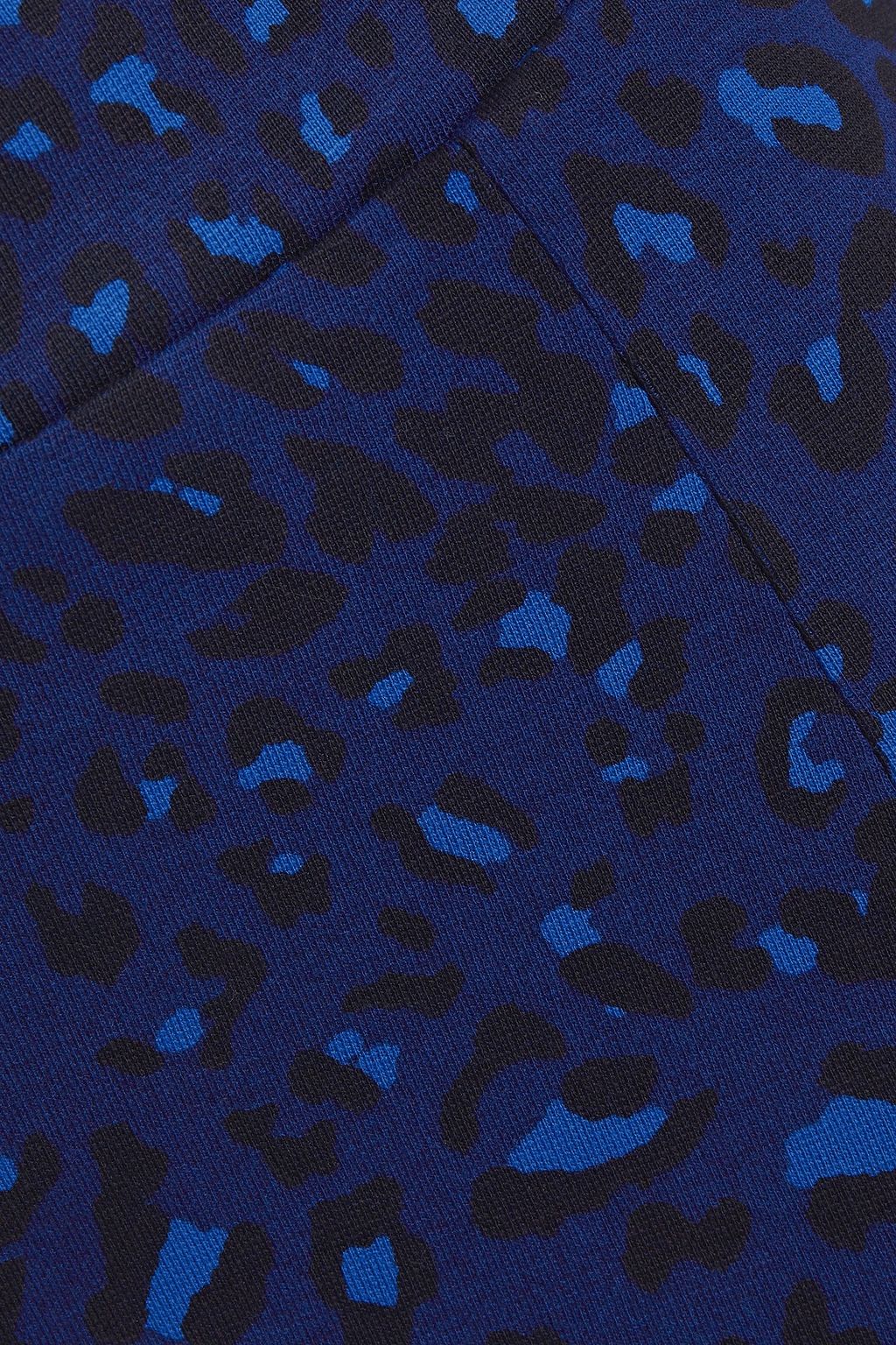 BAUM UND PFERDGARTEN Jefri leopard-print jersey skirt