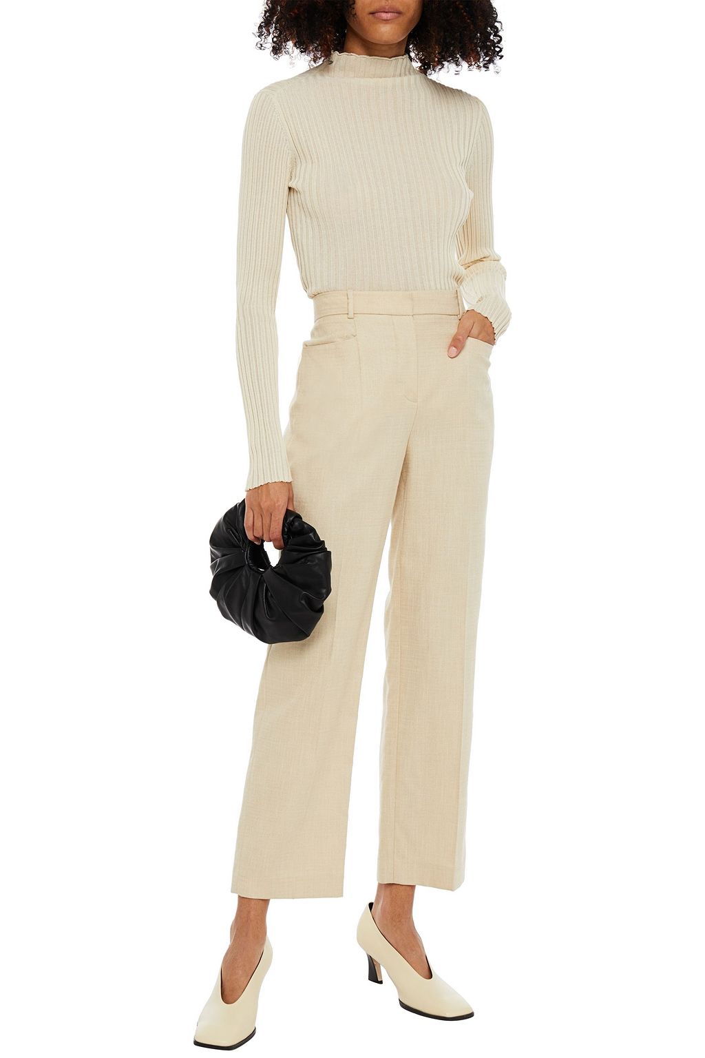 GIA STUDIOS Ribbed-knit turtleneck sweater
