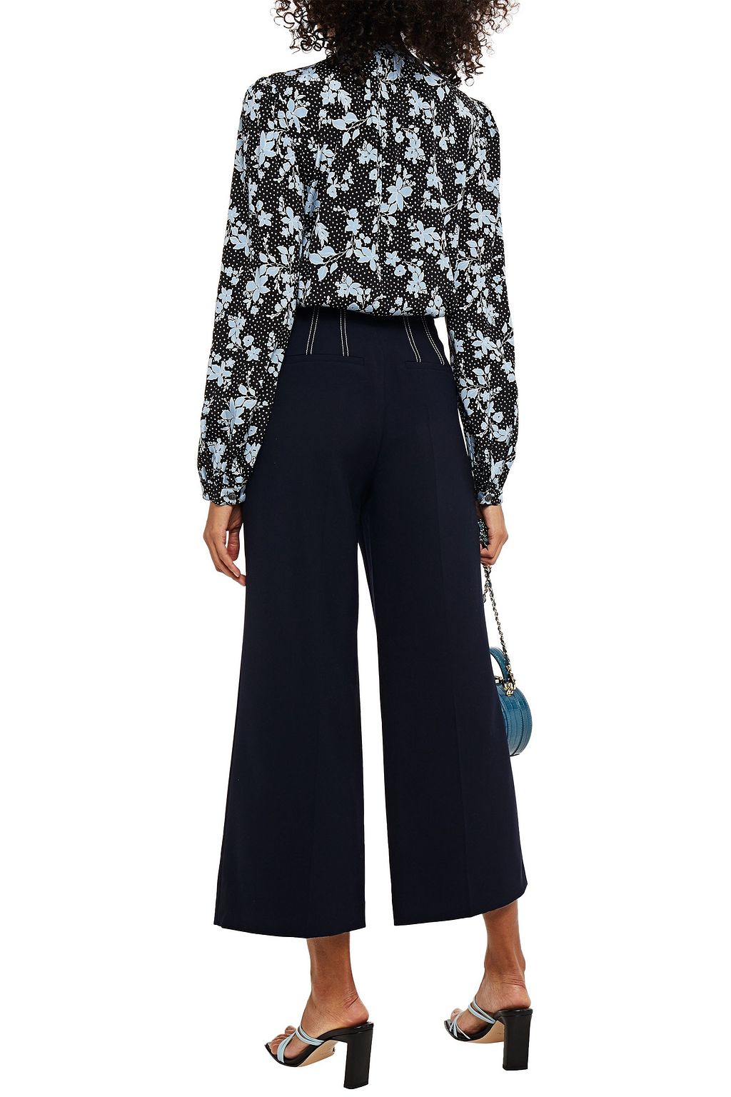 VERONICA BEARD Ashlynn printed silk-blend crepe de chine blouse