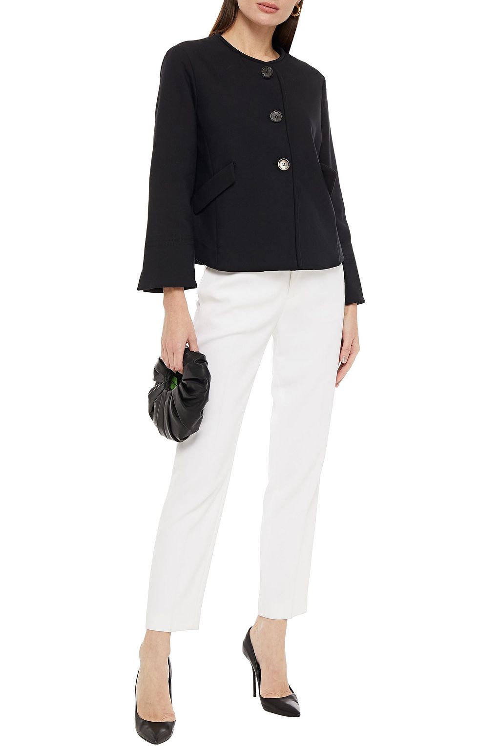 PIAZZA SEMPIONE Pleated jersey jacket