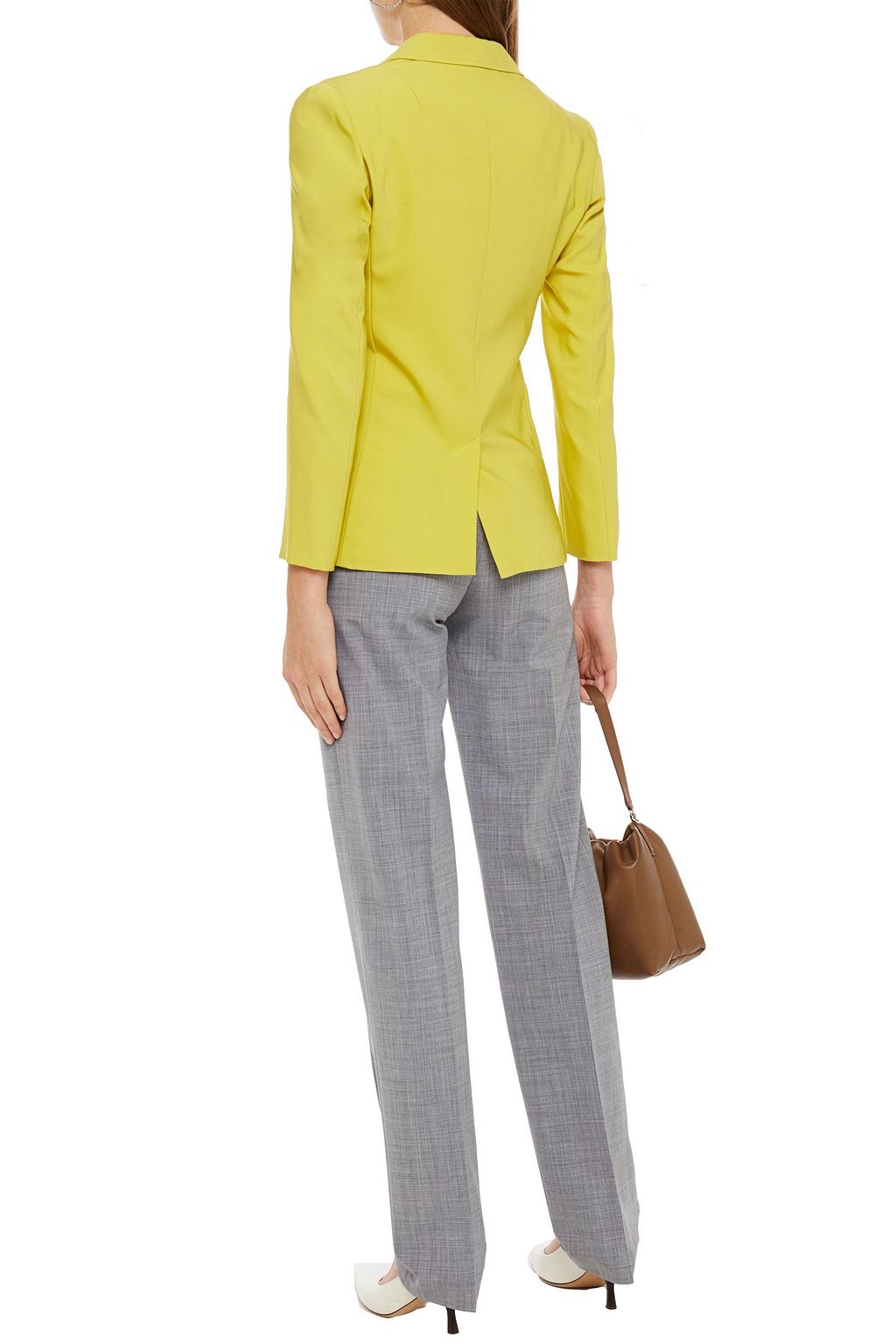 PIAZZA SEMPIONE Satin-crepe blazer