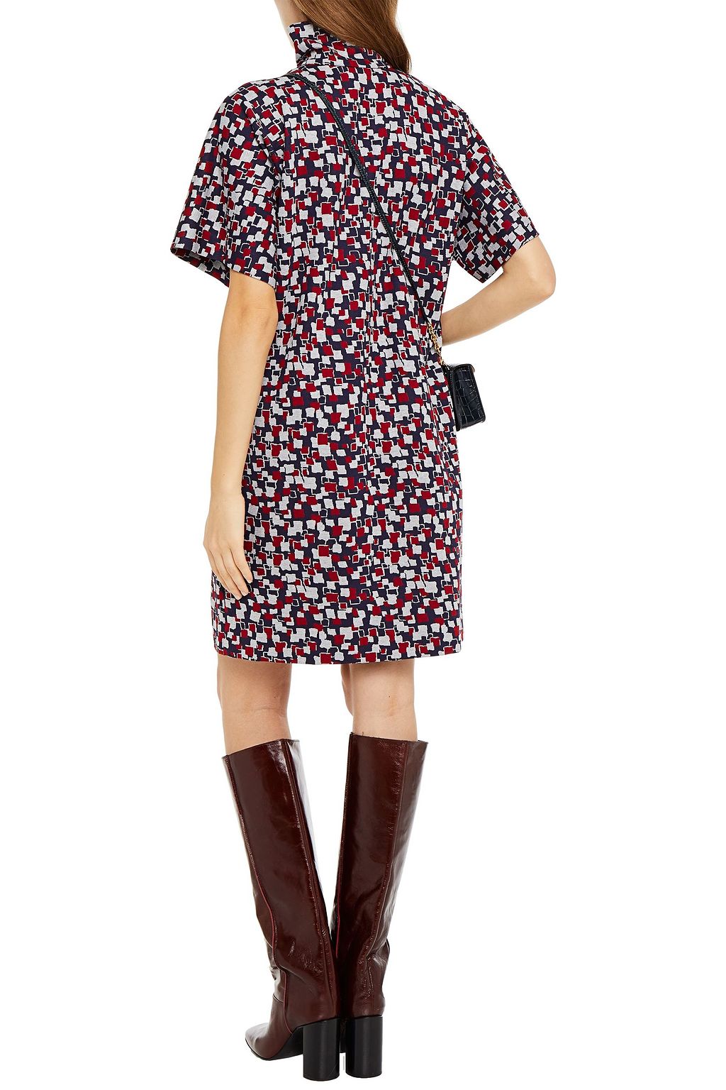 ROSETTA GETTY Jacquard-knit dress