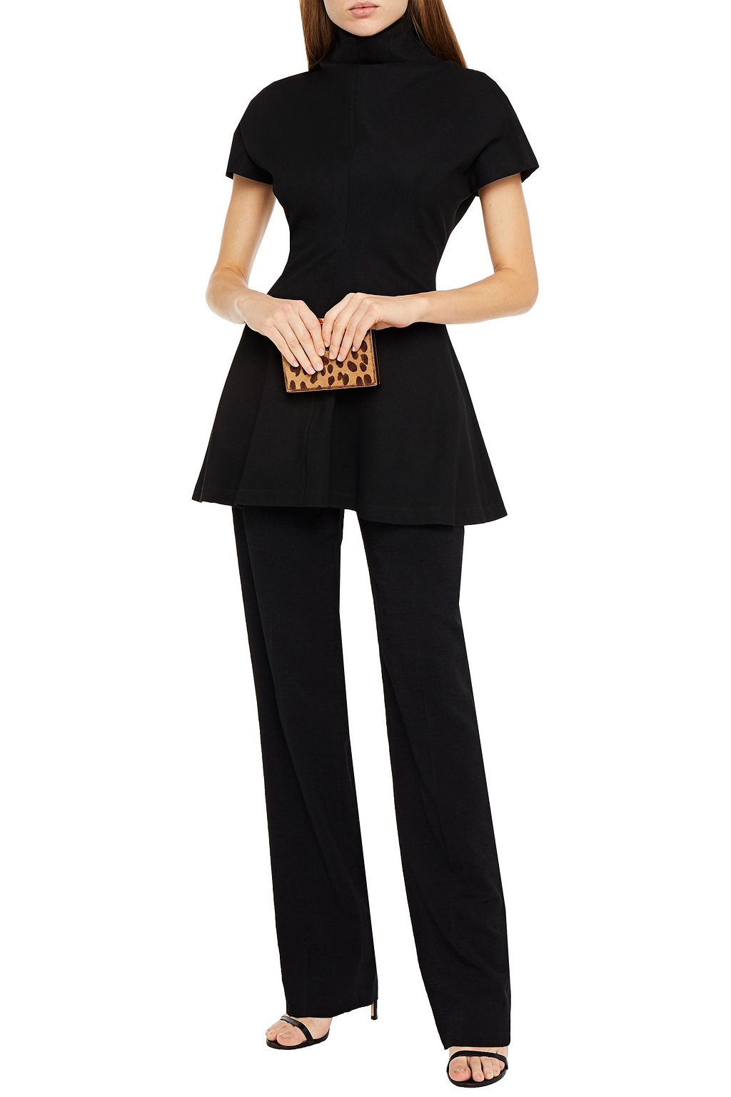 ROSETTA GETTY Stretch-ponte turtleneck top