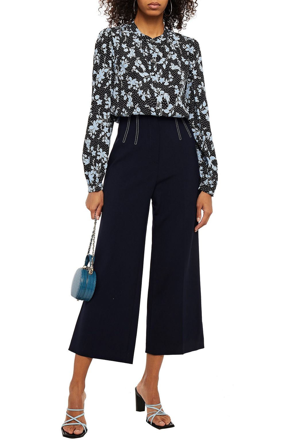 VERONICA BEARD Micah crepe culottes