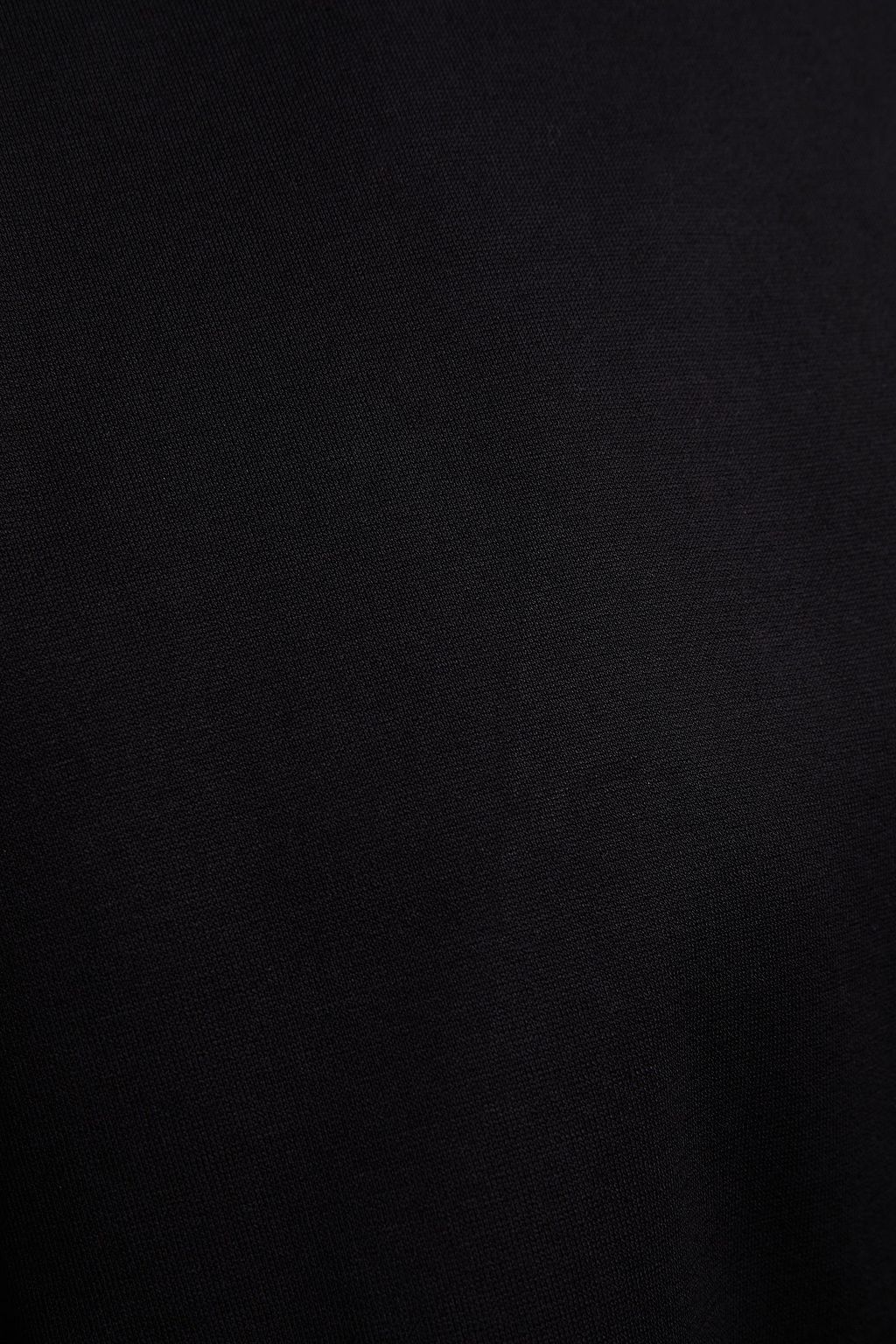 PIAZZA SEMPIONE Paneled silk-organza, cotton-poplin and jersey top