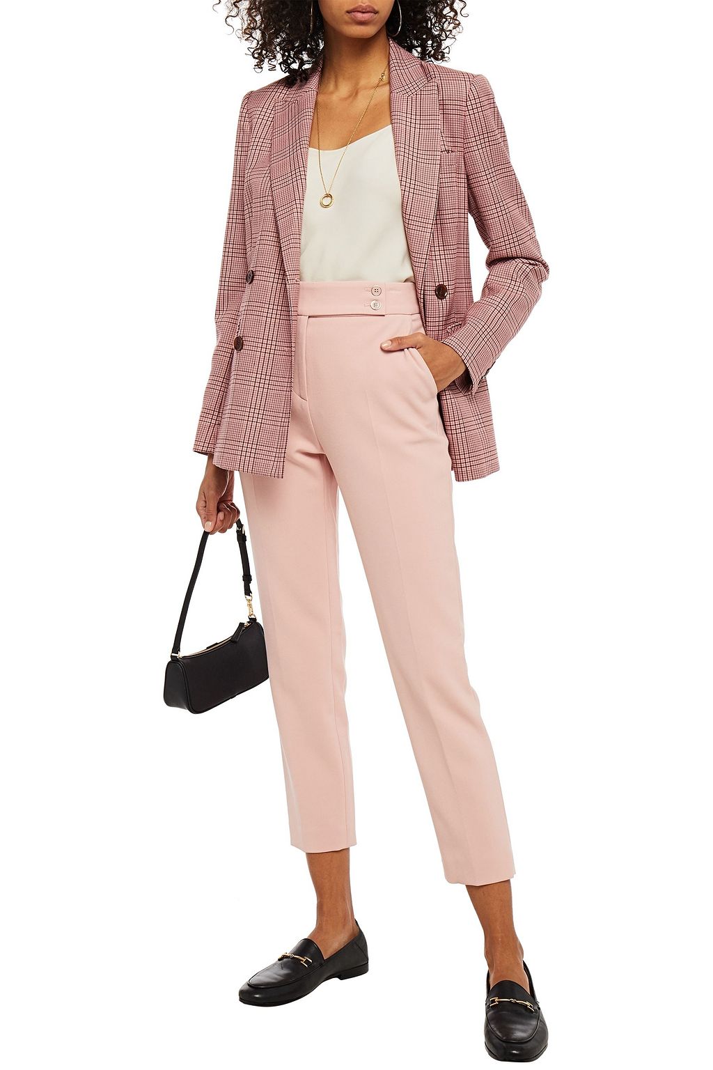 VERONICA BEARD Renzo crepe slim-leg pants