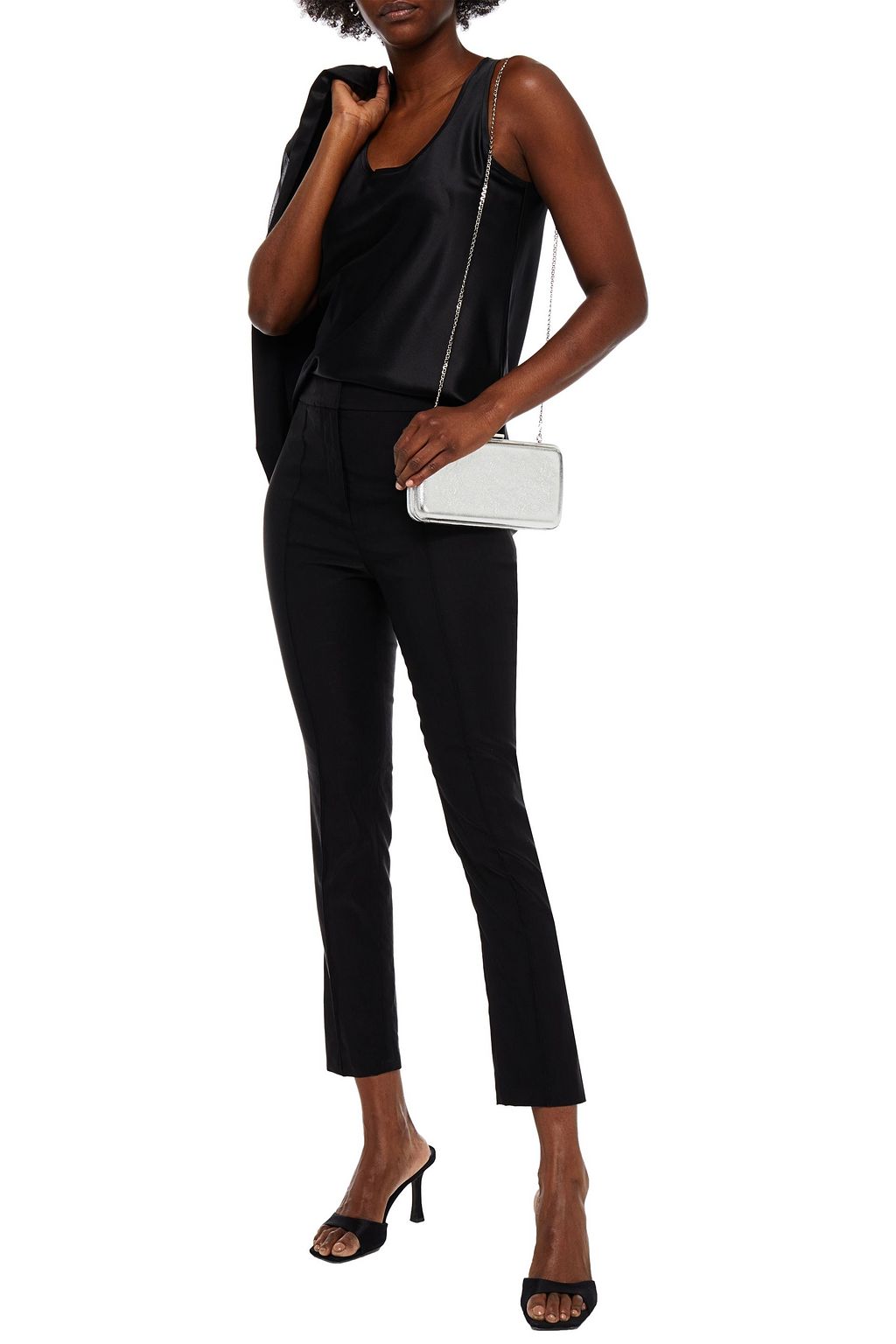 VERONICA BEARD Shantung skinny pants